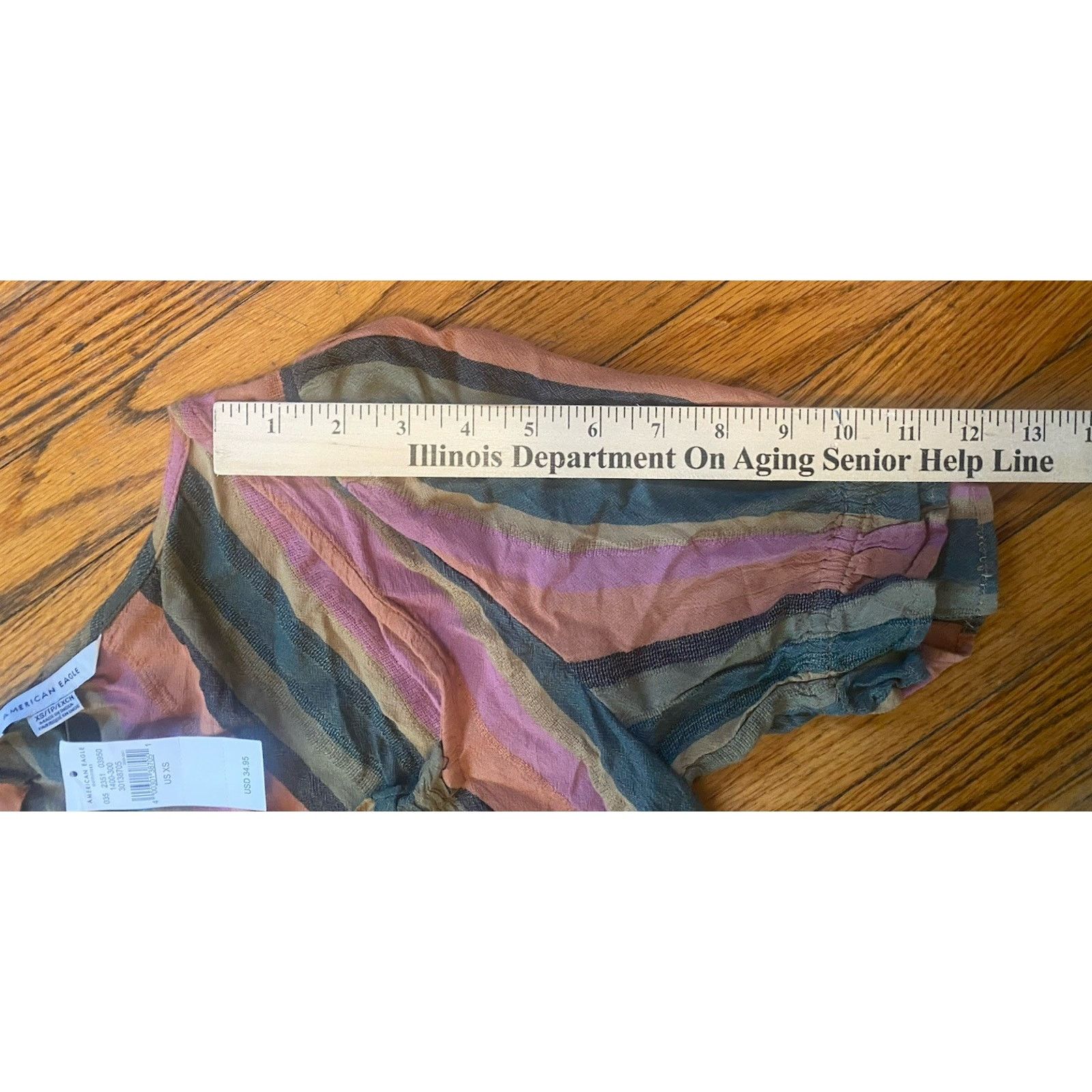American Eagle Outfitters NWT American Eagle Midriff Top Women’s Shirt XS $35 Size XS / US 0-2 / IT 36-38 - 7 Thumbnail
