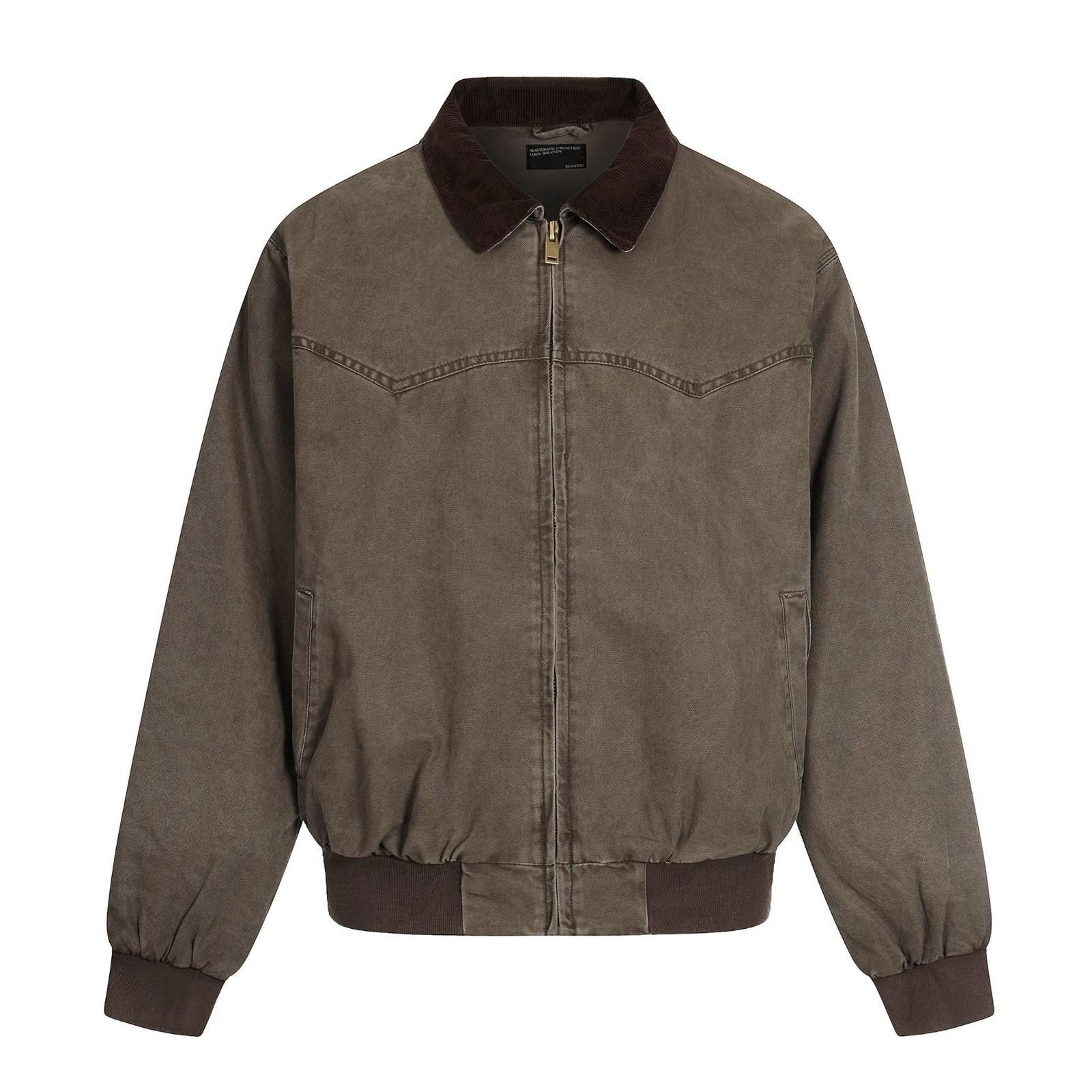 Other Detroit Short Boxy Jacket | Lapel Collar Zip Workwear Size US M / EU 48-50 / 2 - 6 Thumbnail