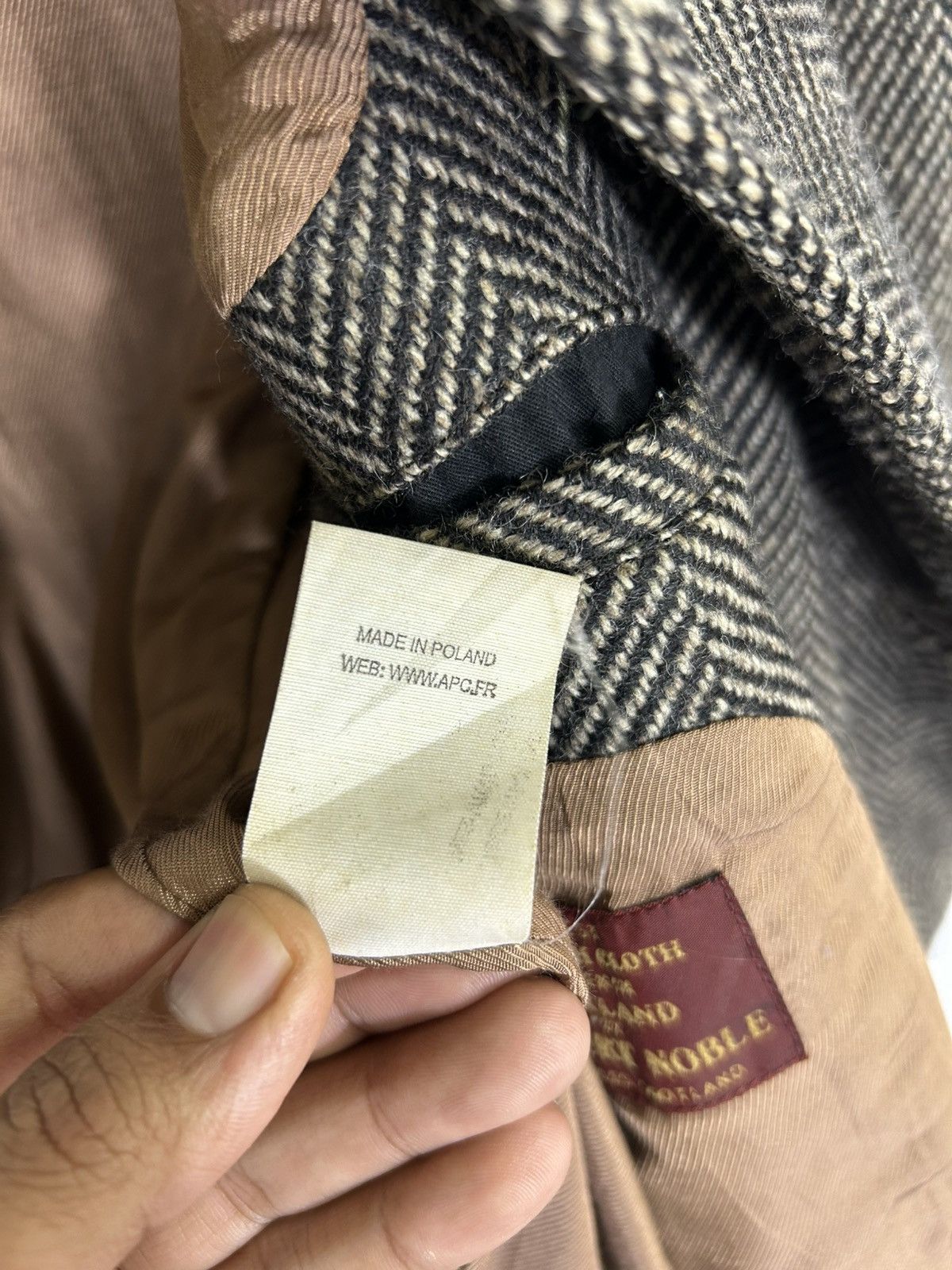 A.P.C. A.P.C. x Robert Noble Wool Herringbone Vintage Tweed Jacket Size US M / EU 48-50 / 2 - 14 Thumbnail