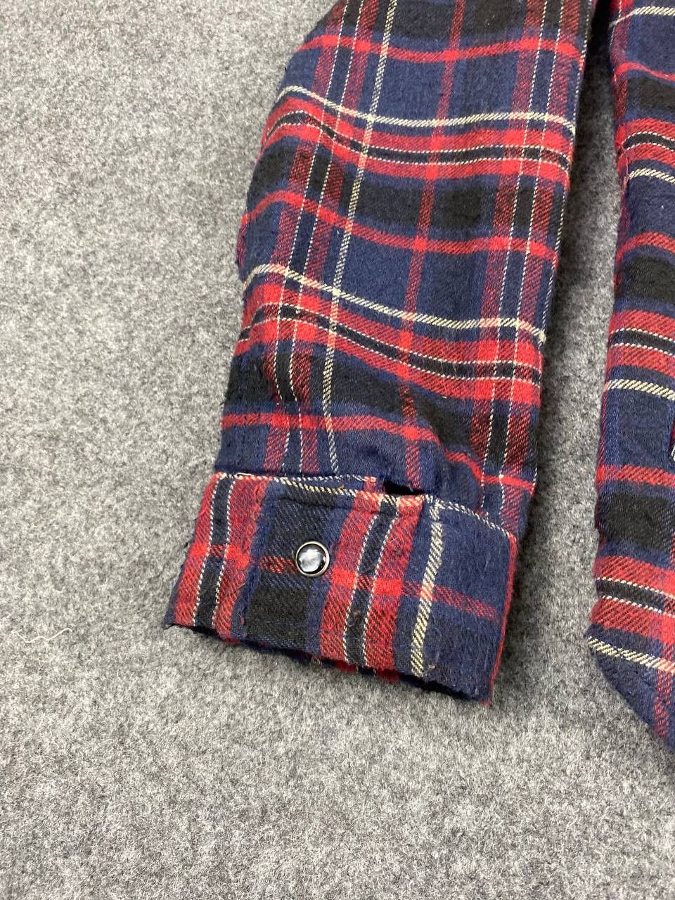 Flannel japanese brand flannel jacket quilted lining Size US M / EU 48-50 / 2 - 4 Thumbnail