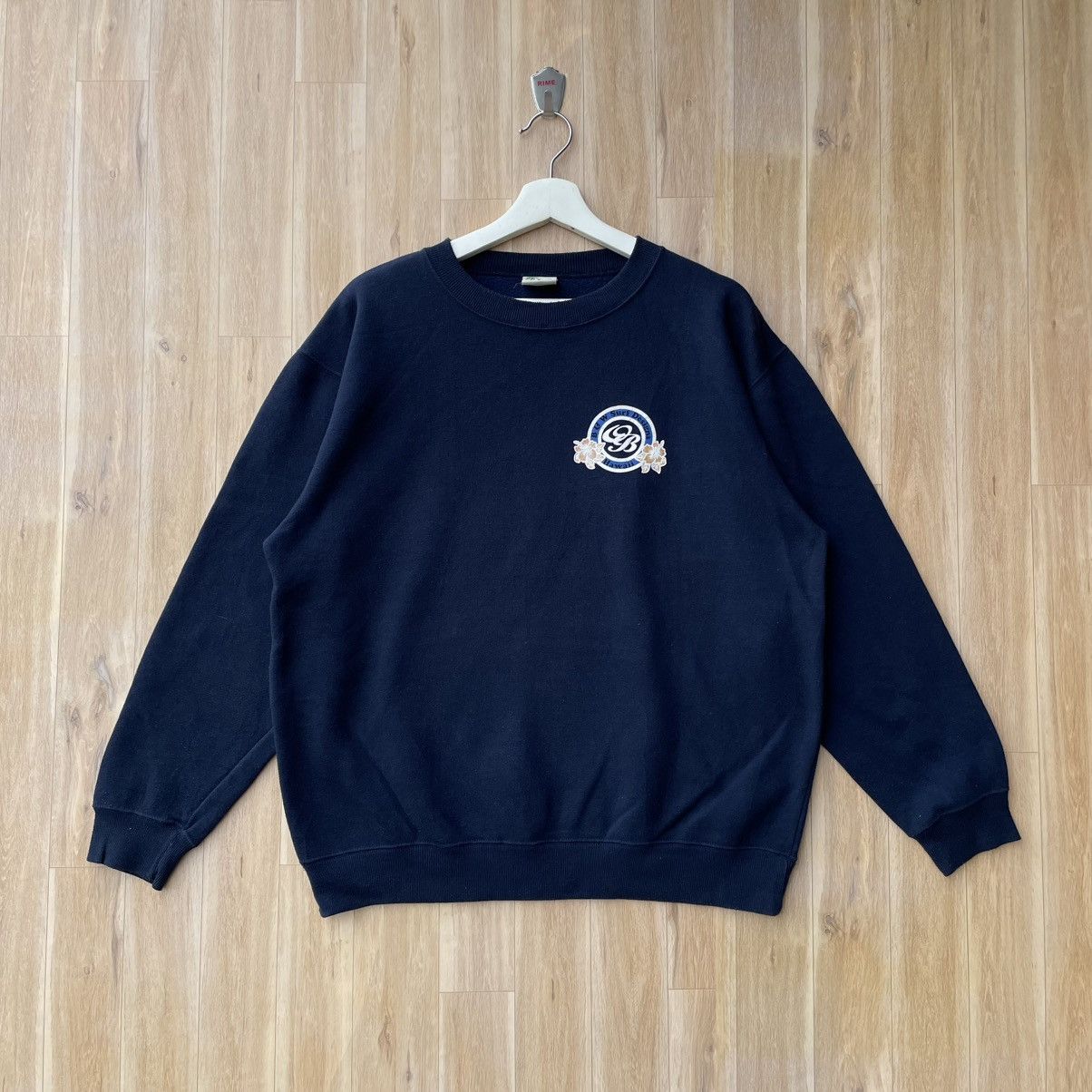 Vintage Vintage Blue Ocean B&W Surf Designs Hawaii Pullover Size US L / EU 52-54 / 3 - 2 Thumbnail