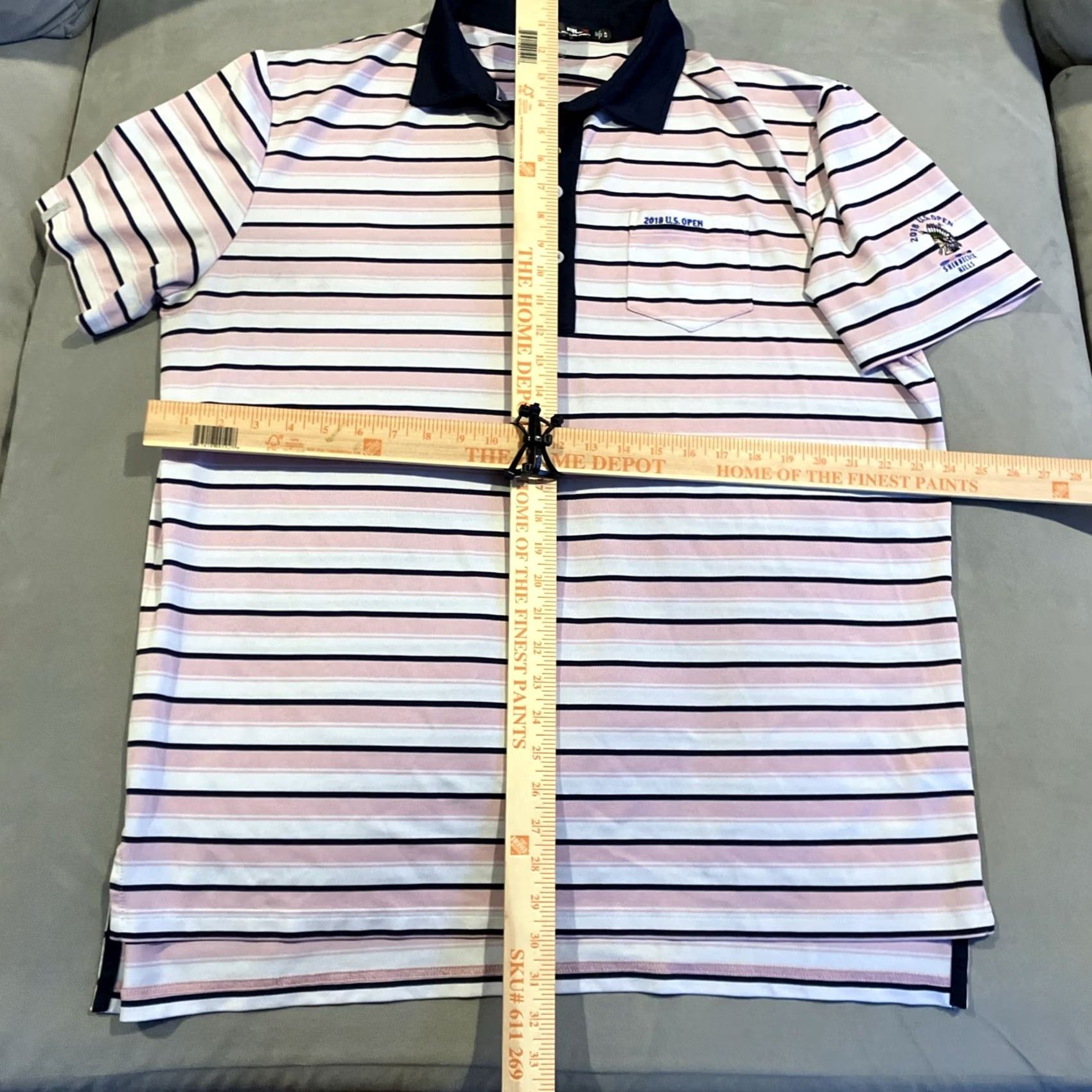 RLX Ralph Lauren RLX Ralph Lauren Golf Polo XL 2018 US Open Shinnecock Hills Size US XL / EU 56 / 4 - 5 Thumbnail