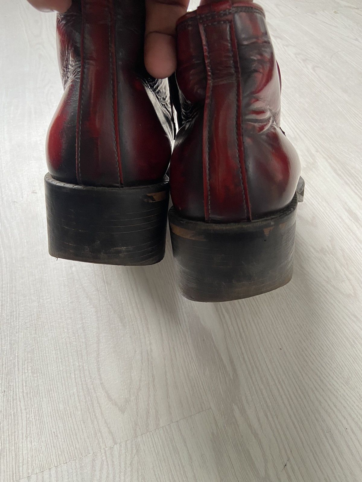 希少 whoop de doo Bulldog Toe boots Whoop' De' Doo' @whoopdedoo_official Square Toe Lace-Up