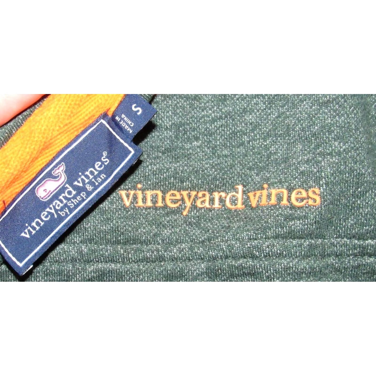 Vineyard Vines VINEYARD VINES Green Performance Cotton Blend Shep Sweater Small S Mens Size US S / EU 44-46 / 1 - 4 Thumbnail
