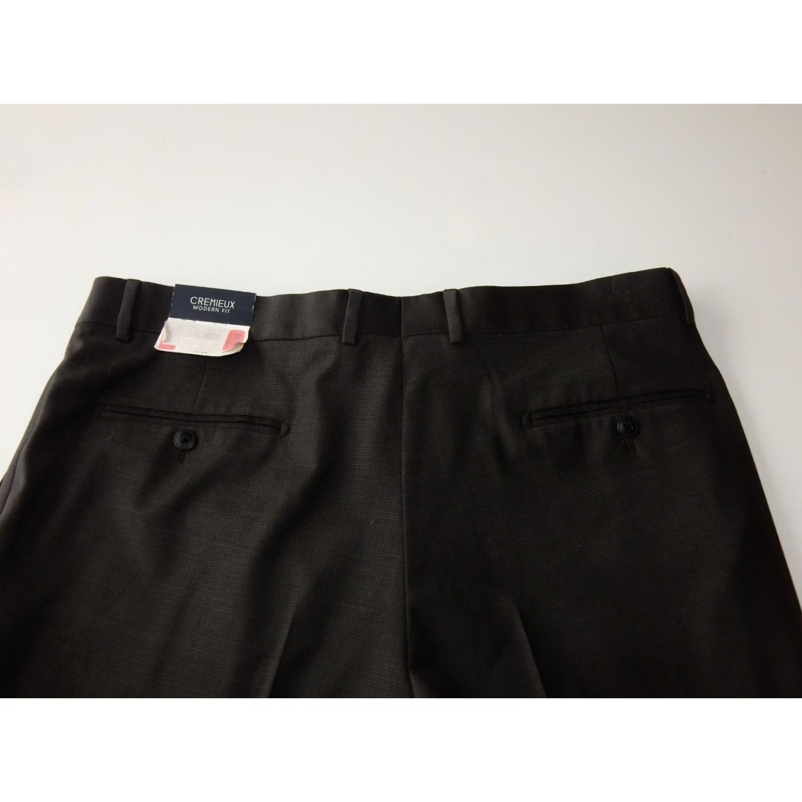 Cremieux Daniel Cremieux Men's Dress Pants Pants 38 Regular Brown Flat Front NWT Dress Pants Mens 38R Size US 38 / EU 54 - 2 Thumbnail