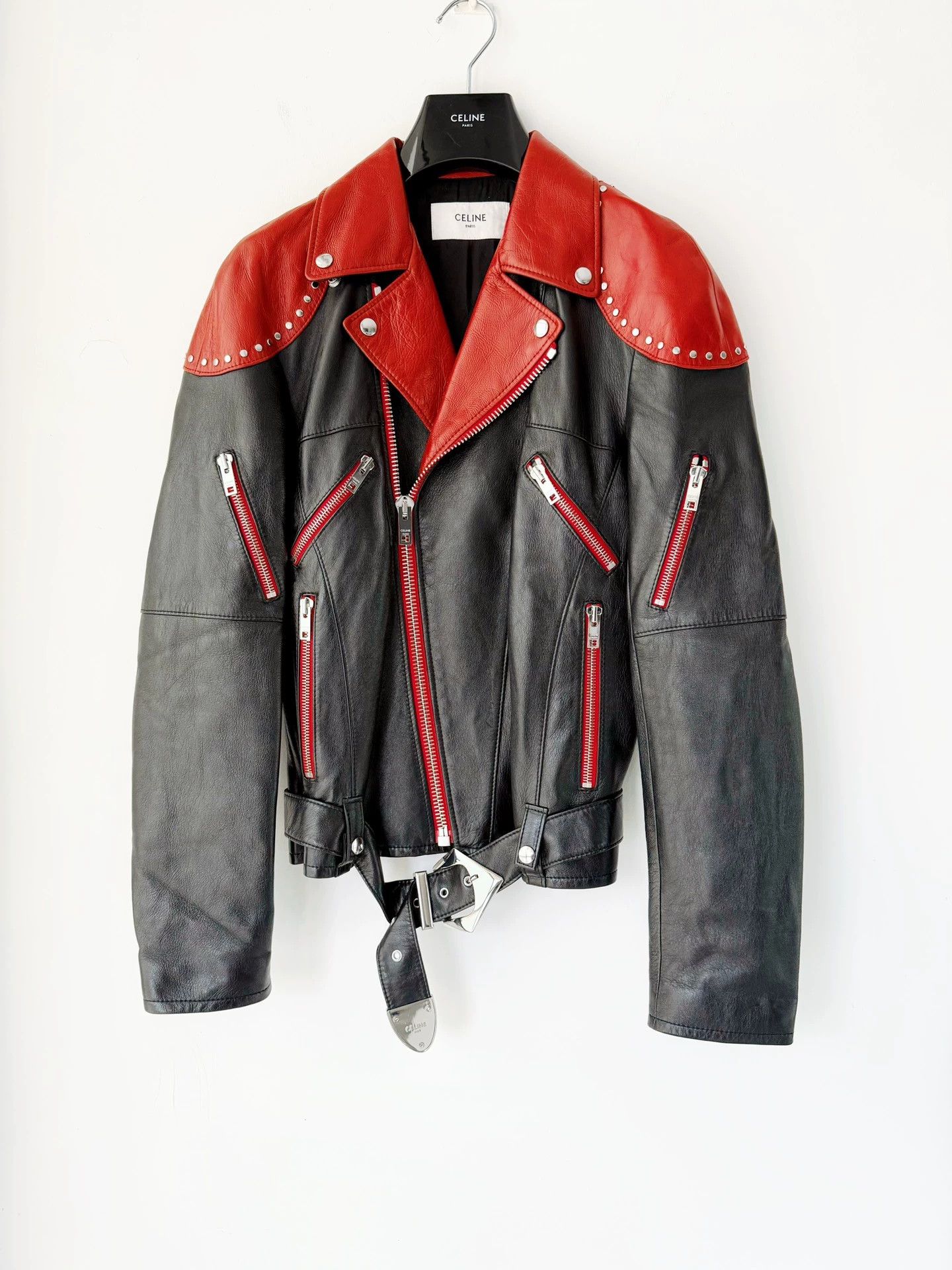 Celine × Hedi Slimane SS20 Brown Chocolate Loose Blouson Lamb