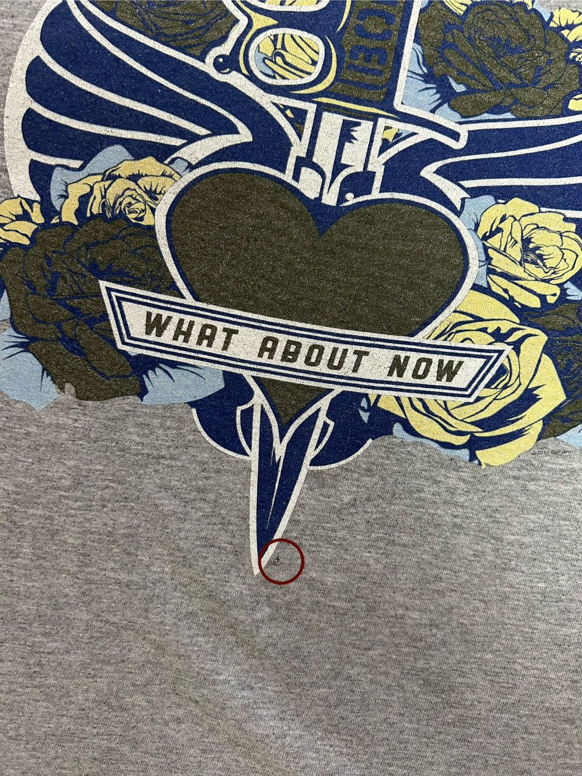 Bon Jovi × Vintage Vintage 2013 Bon Jovi What About Now World Tour T-Shirt Size US M / EU 48-50 / 2 - 7 Thumbnail