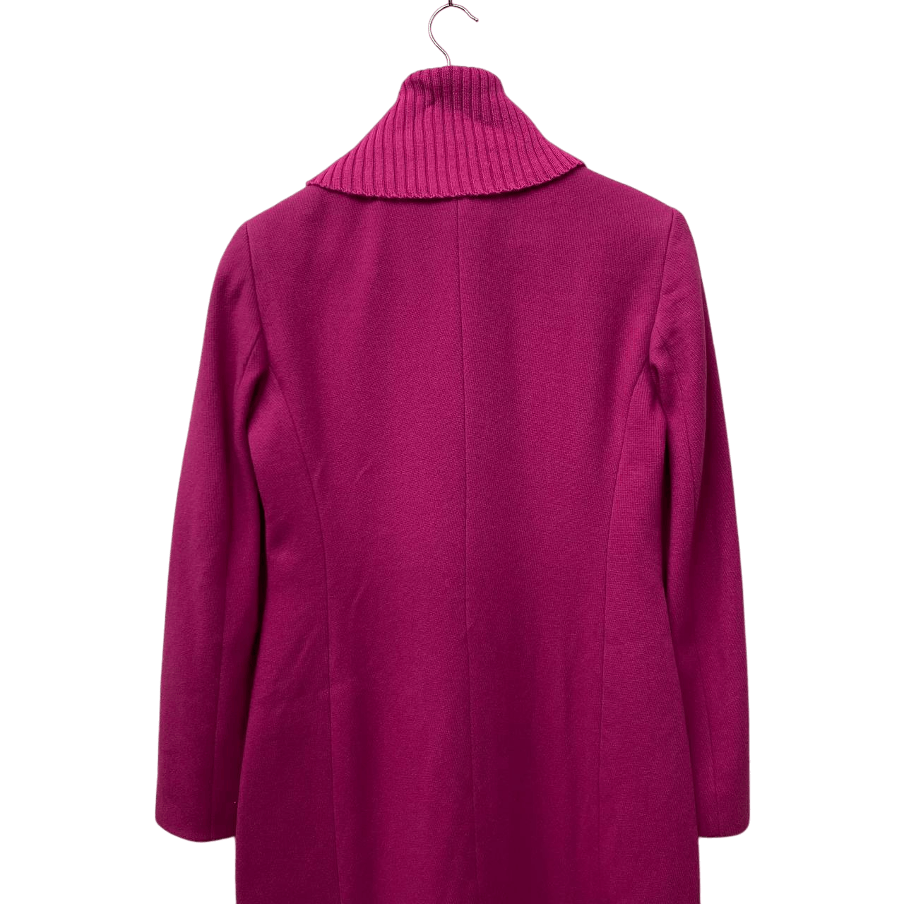 Dolce & Gabbana VINTAGE DOLCE&GABBANA ARCHIVE FUCHSIA BOILED WOOL SWING COAT Size S / US 4 / IT 40 - 8 Thumbnail