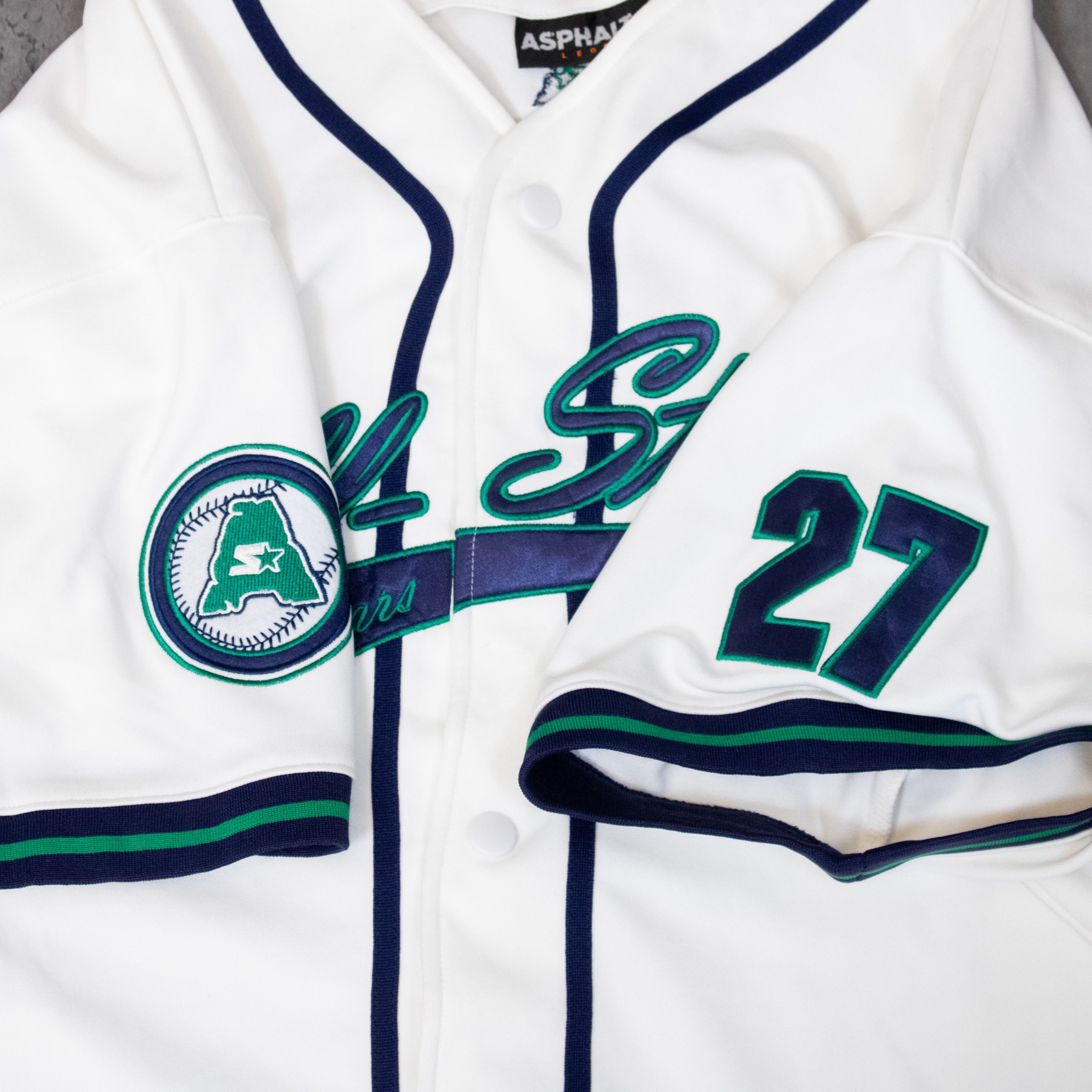 Starter Vintage 1990's Starter All Star Baseball Oversize Jersey Size US XXL / EU 58 / 5 - 6 Thumbnail