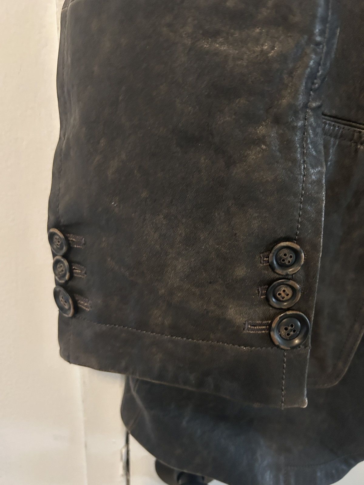 Andersson Bell Andersson Bell New Daddy Classic Distressed Leather Jacket Size US S / EU 44-46 / 1 - 14 Thumbnail