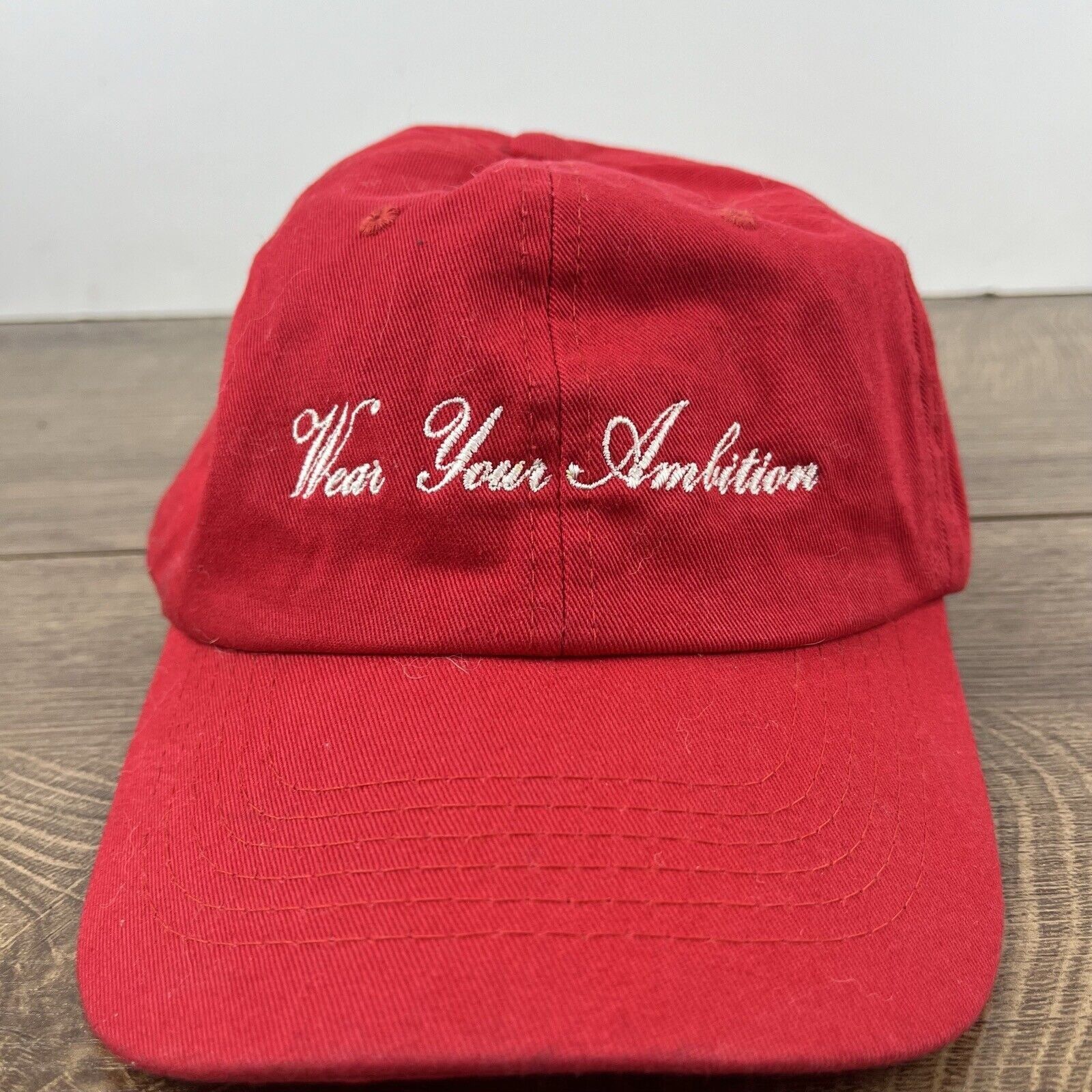 Other Wear Your Ambition Hat Ambition Hat Red Hat Adjustable Hat R Size ONE SIZE - 4 Thumbnail