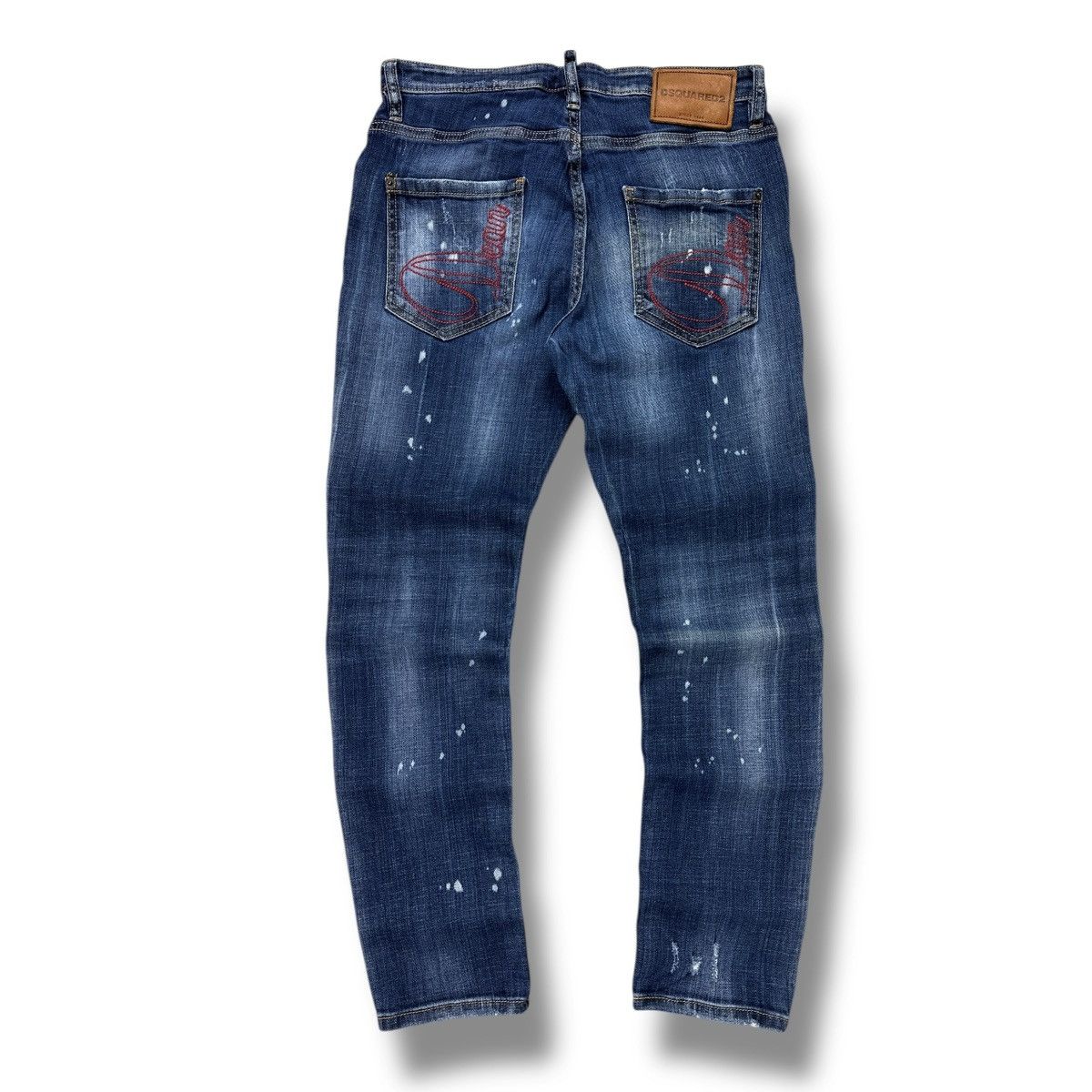 Dsquared2 Dsquared2 Painted Distressed Ripped Skinny Jeans Stretch W32 Size US 32 / EU 48 - 9 Thumbnail