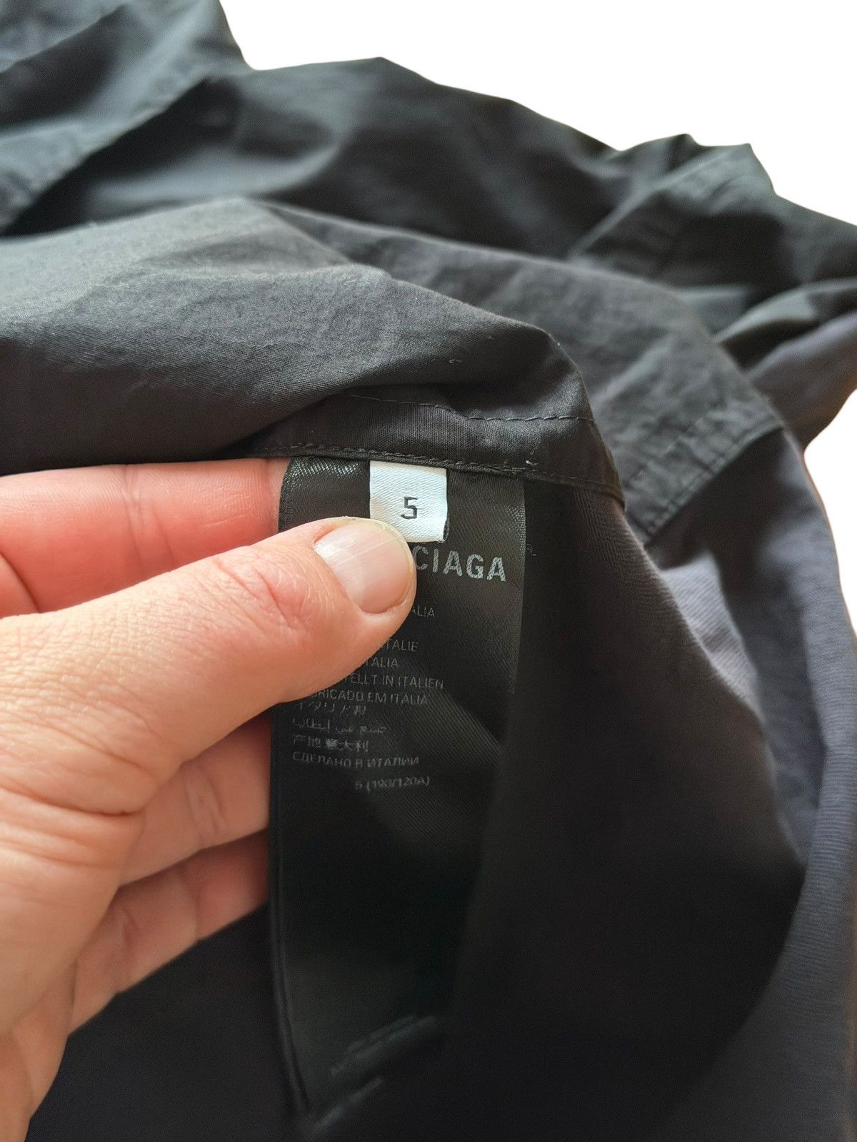 *RARE* BALENCIAGA DEMNA HYBRID SHIRT CROPPED