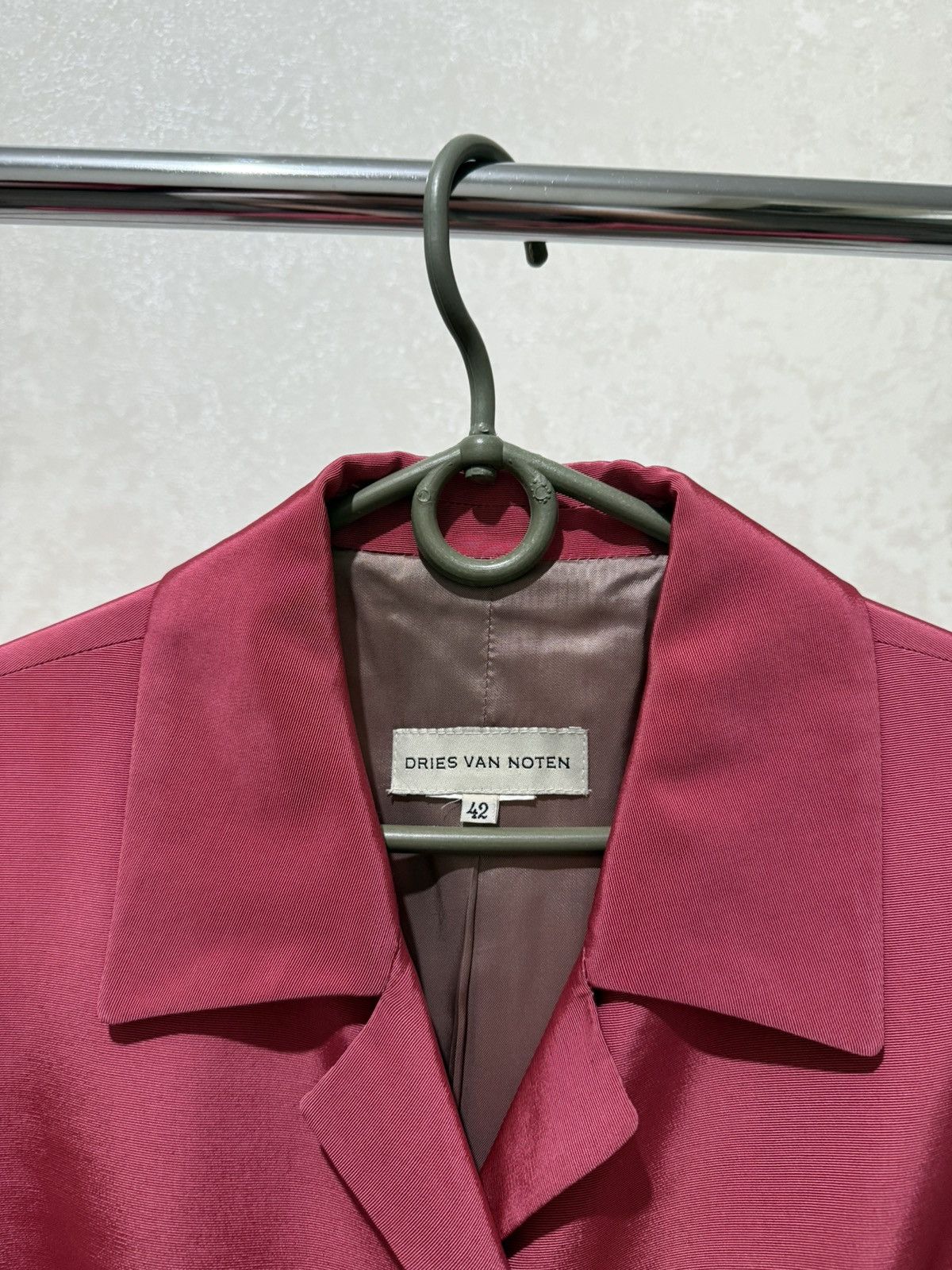 Dries Van Noten DRIES VAN NOTEN BLAZER WOOMEN’S PINK 4 BUTTONS SUIT LUXURY Size M / US 6-8 / IT 42-44 - 17 Thumbnail