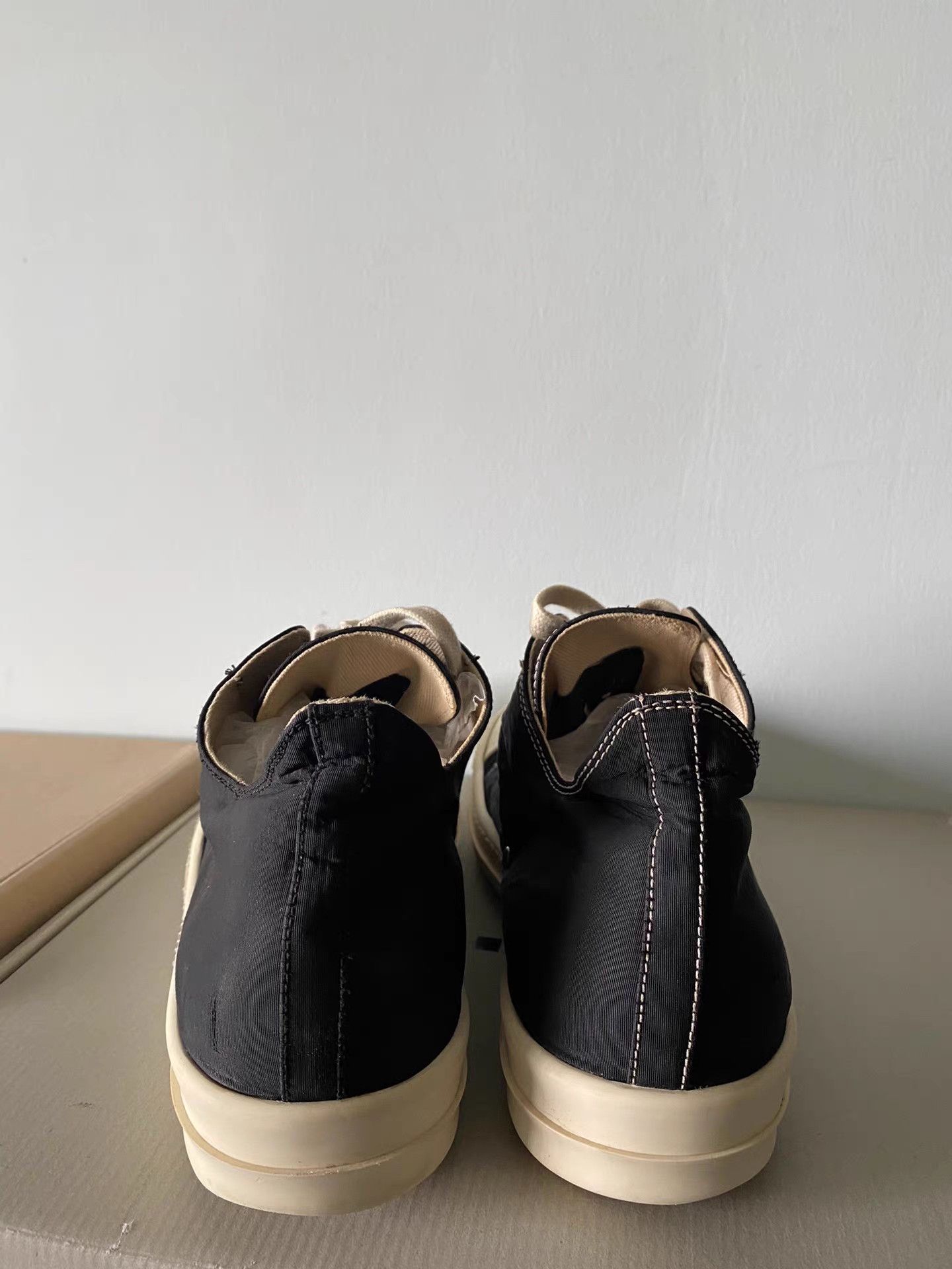 Rick Owens Rick Owens DRKSHDW satin low top sneakers Size US 11 / EU 44 - 4 Thumbnail