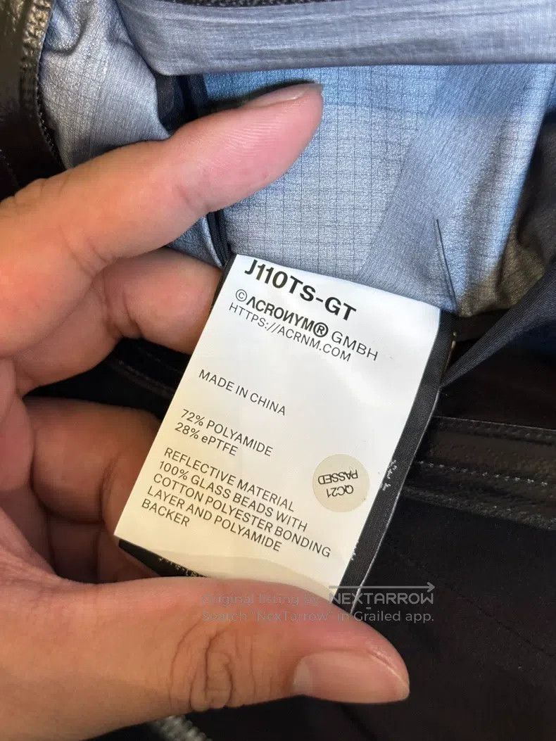 Acronym Acronym Overcoat Size US M / EU 48-50 / 2 - 3 Thumbnail