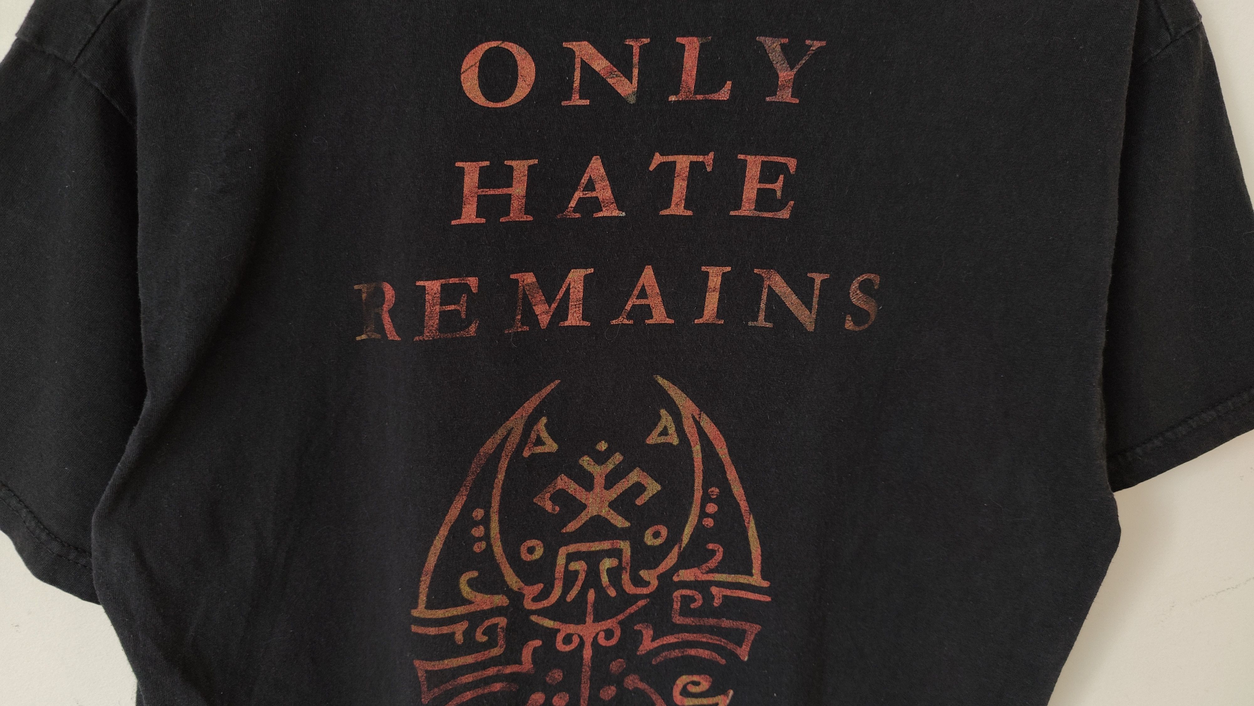 Band Tees × Vintage Soully Only Hate Remains Y2K 2000s Official Vintage Tshirt Size US M / EU 48-50 / 2 - 6 Thumbnail
