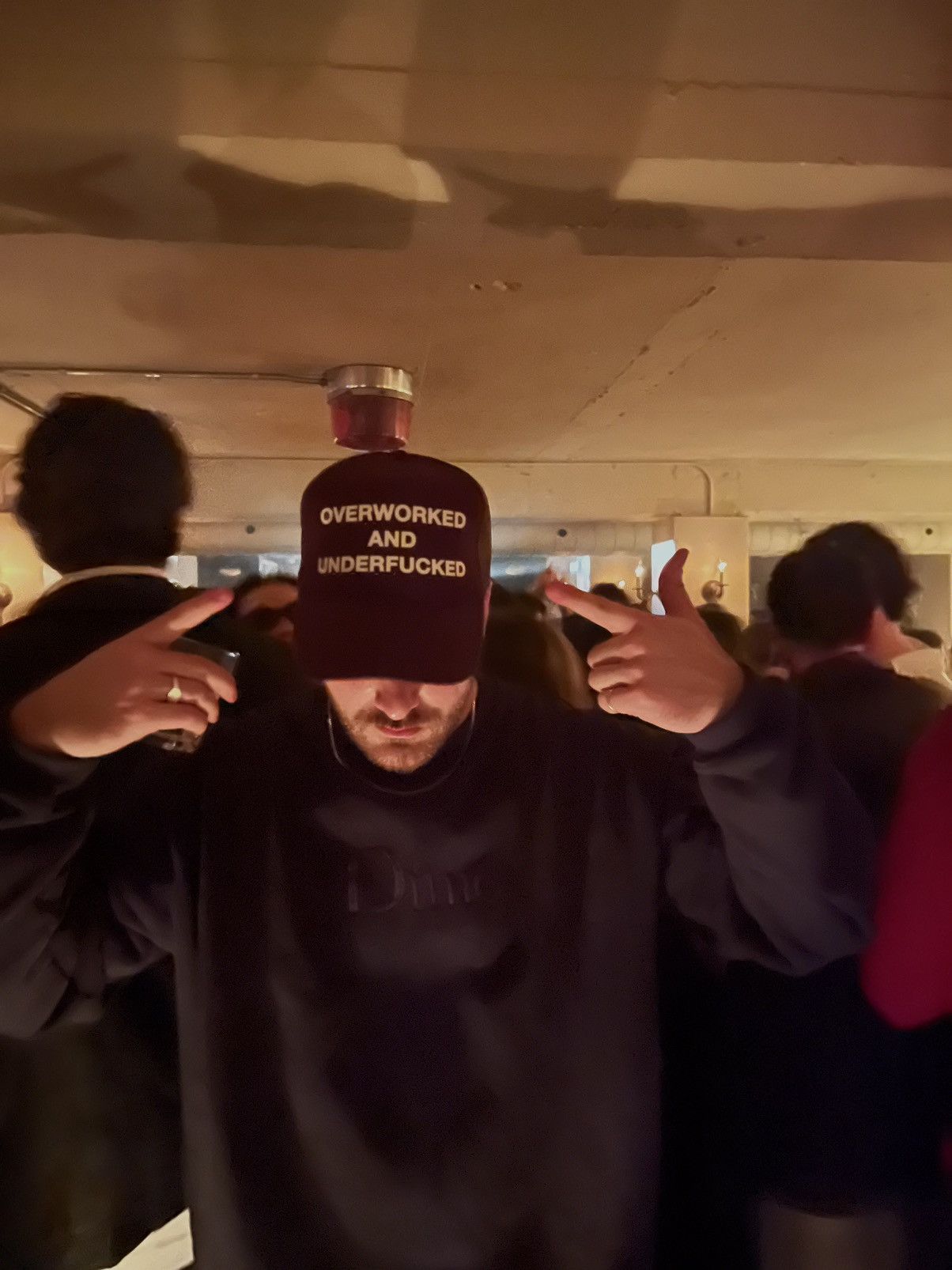 Otto Overworked and Underfucked hat Size ONE SIZE - 3 Thumbnail