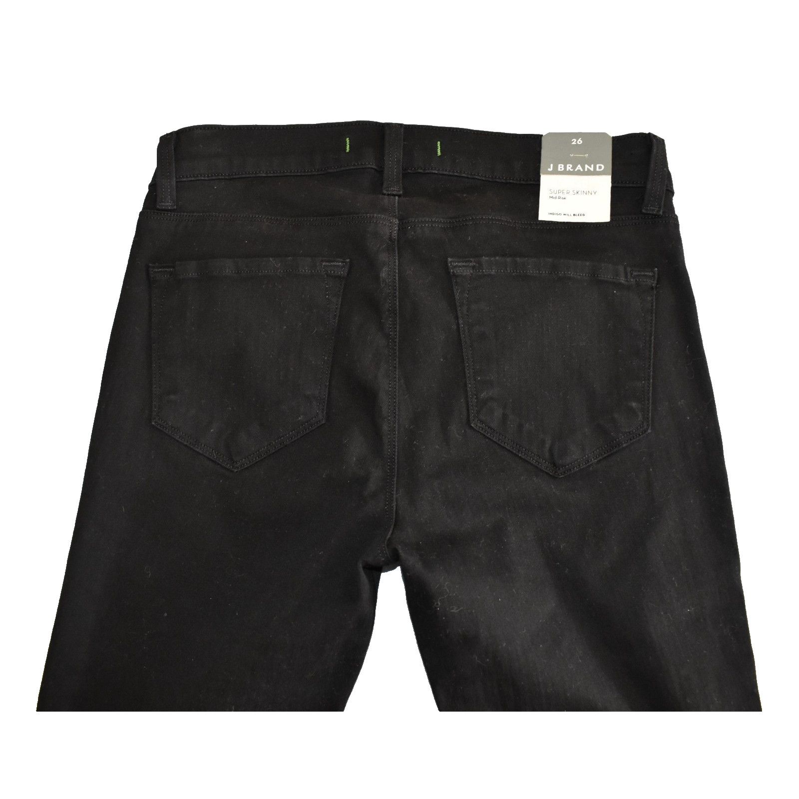 J Brand NWT J BRAND Black Super Skinny Mid Rise Long Jeans Size 26 Size 27" / US 4 / IT 40 - 3 Thumbnail