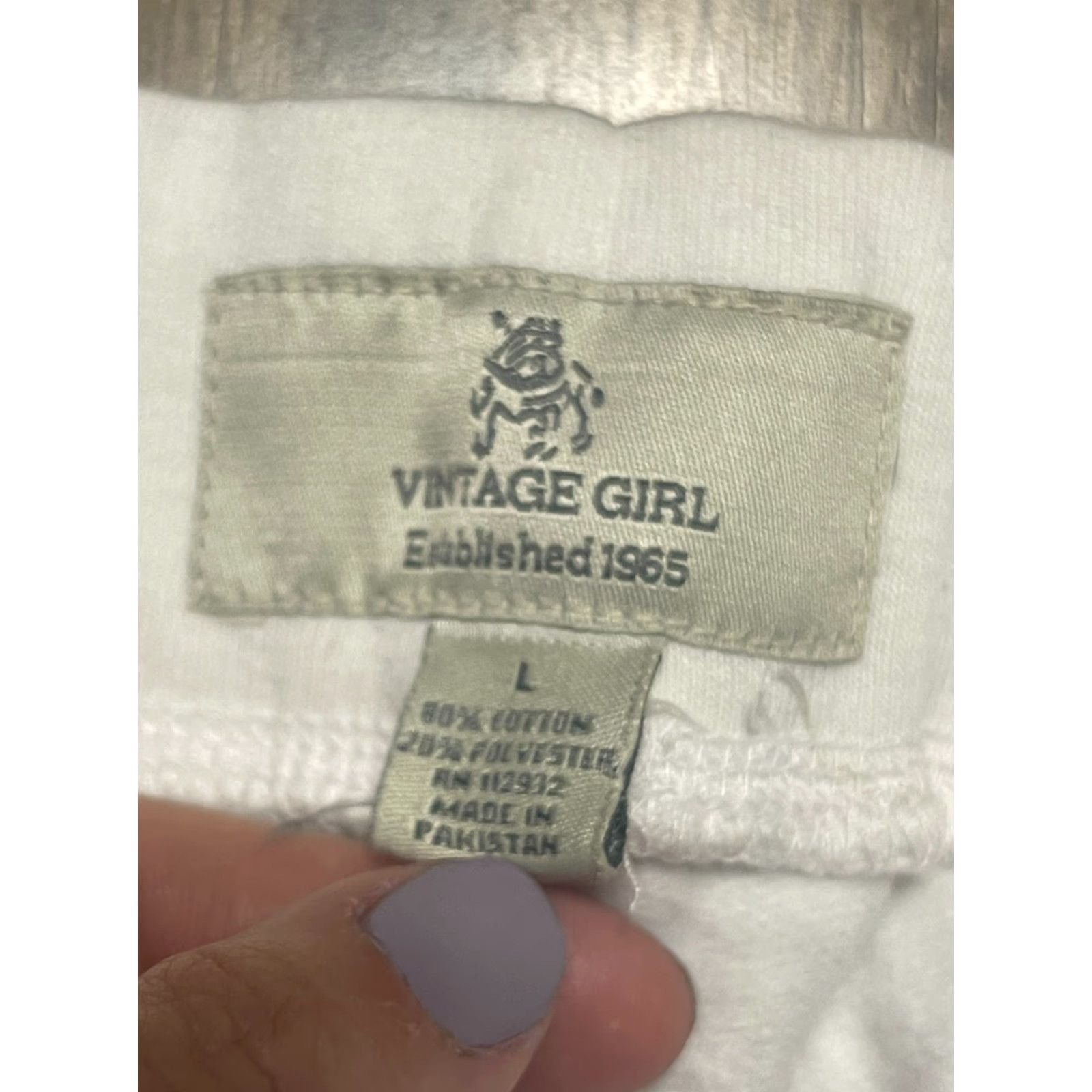 Vintage VINTAGE Girl Pants Womens Large Black White Capris Tie Waist Las Vegas Shirt Size 36" / US 14 / IT 50 - 4 Thumbnail