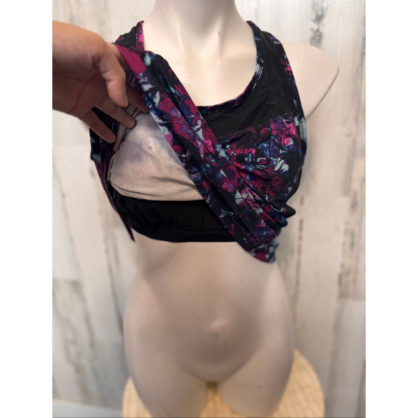 Other Metaphor Women’s Athletic Tank Top Large Abstract Floral Mes Size L / US 10 / IT 46 - 3 Thumbnail