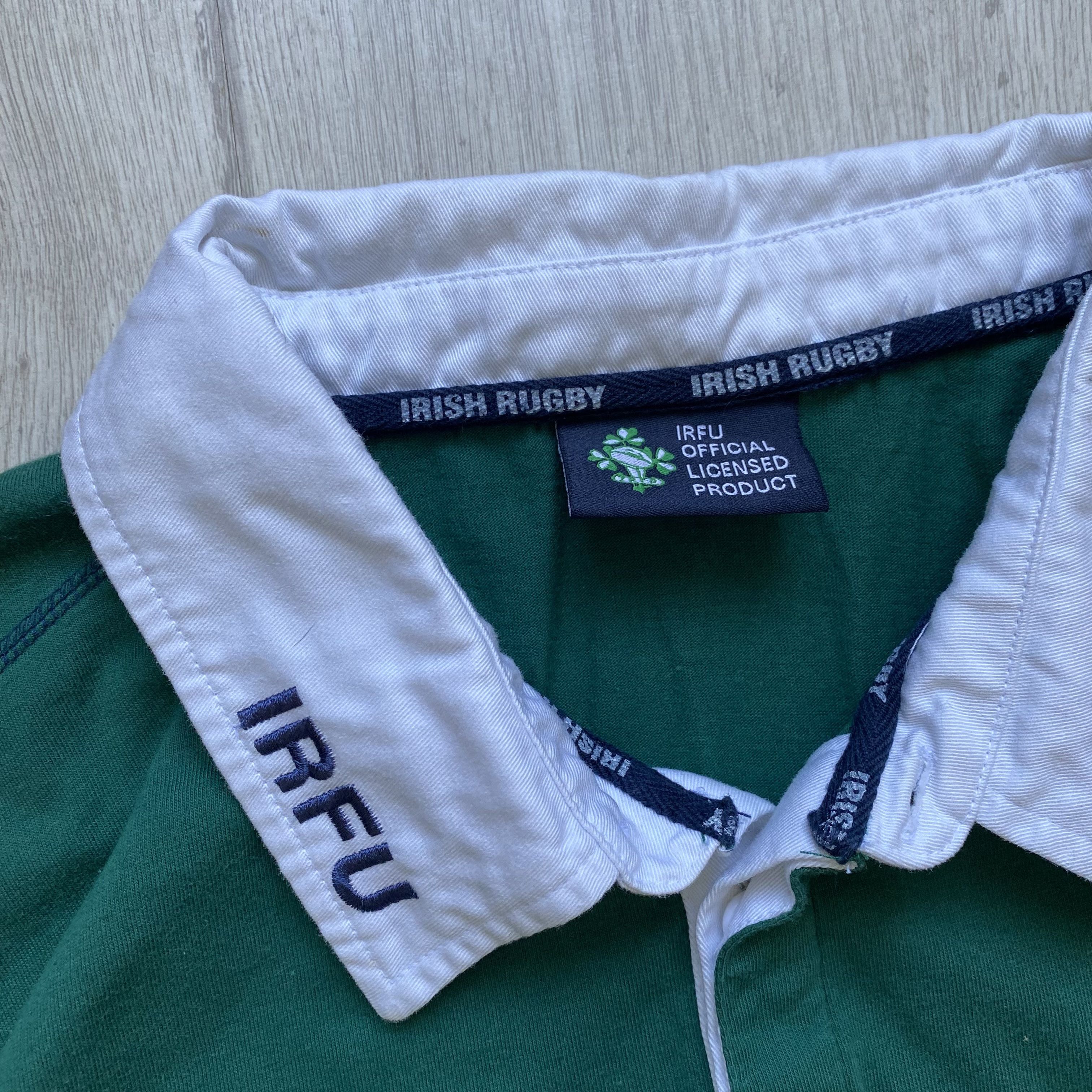 Cotton Traders ☘️ Vintage IRFU Rugby Ireland jersey polo Guinness Celtic Size US XL / EU 56 / 4 - 4 Thumbnail