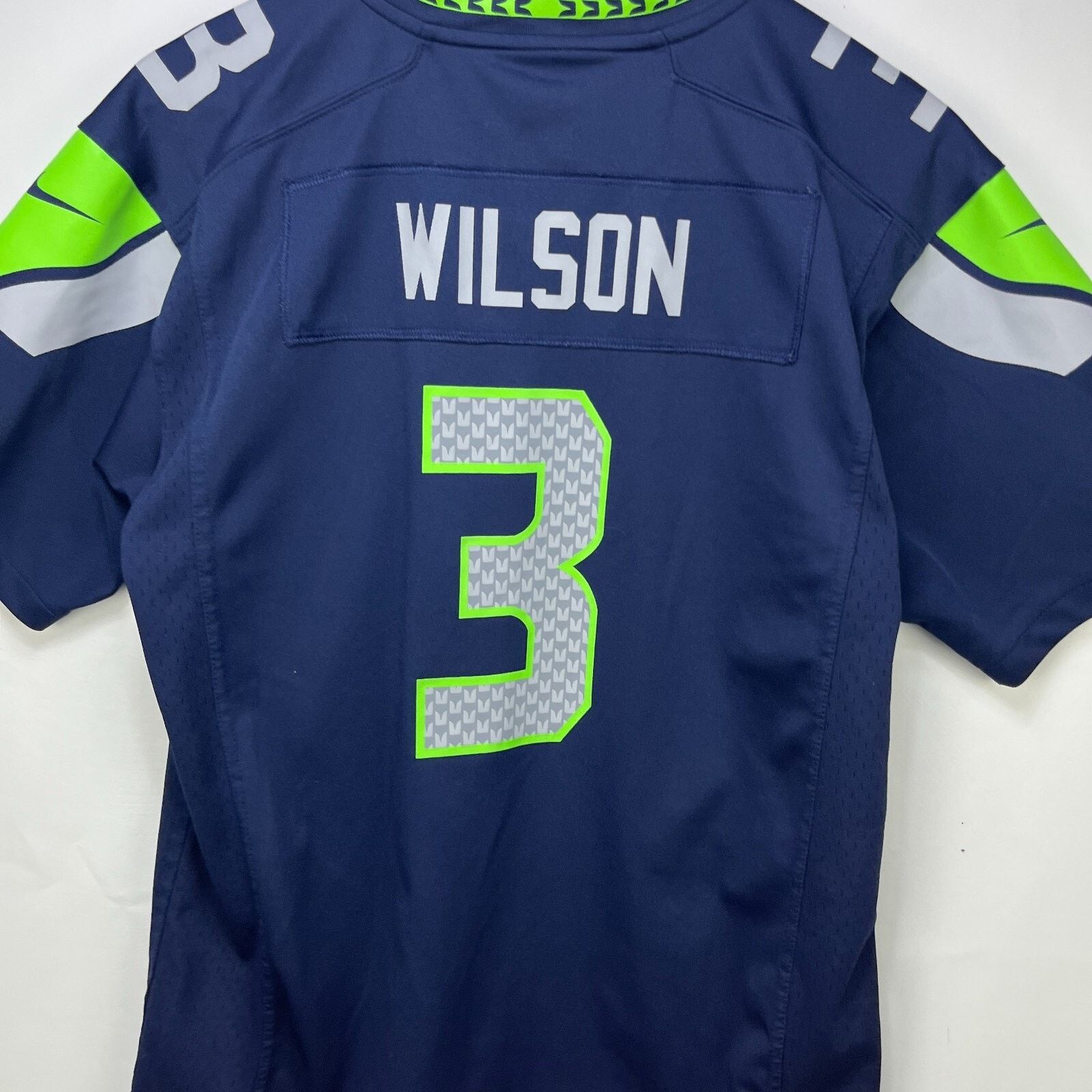 Nike × Vintage Vintage Seattle Seahawks On-Field Youth XL Russell Wilson Size US XL / EU 56 / 4 - 7 Thumbnail