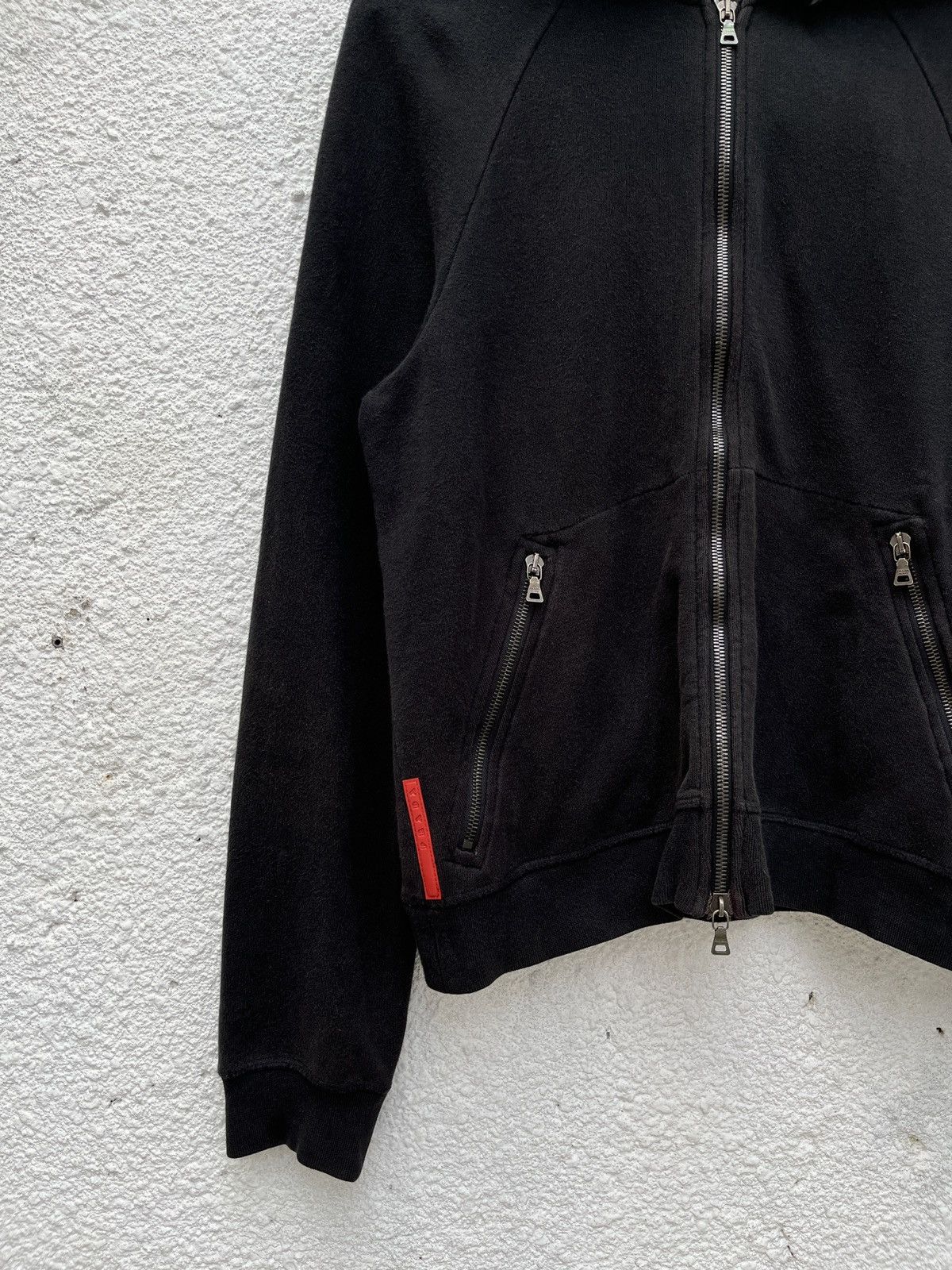 Prada Prada Sport Linea Rossa Zip Hoodie Size US M / EU 48-50 / 2 - 9 Thumbnail