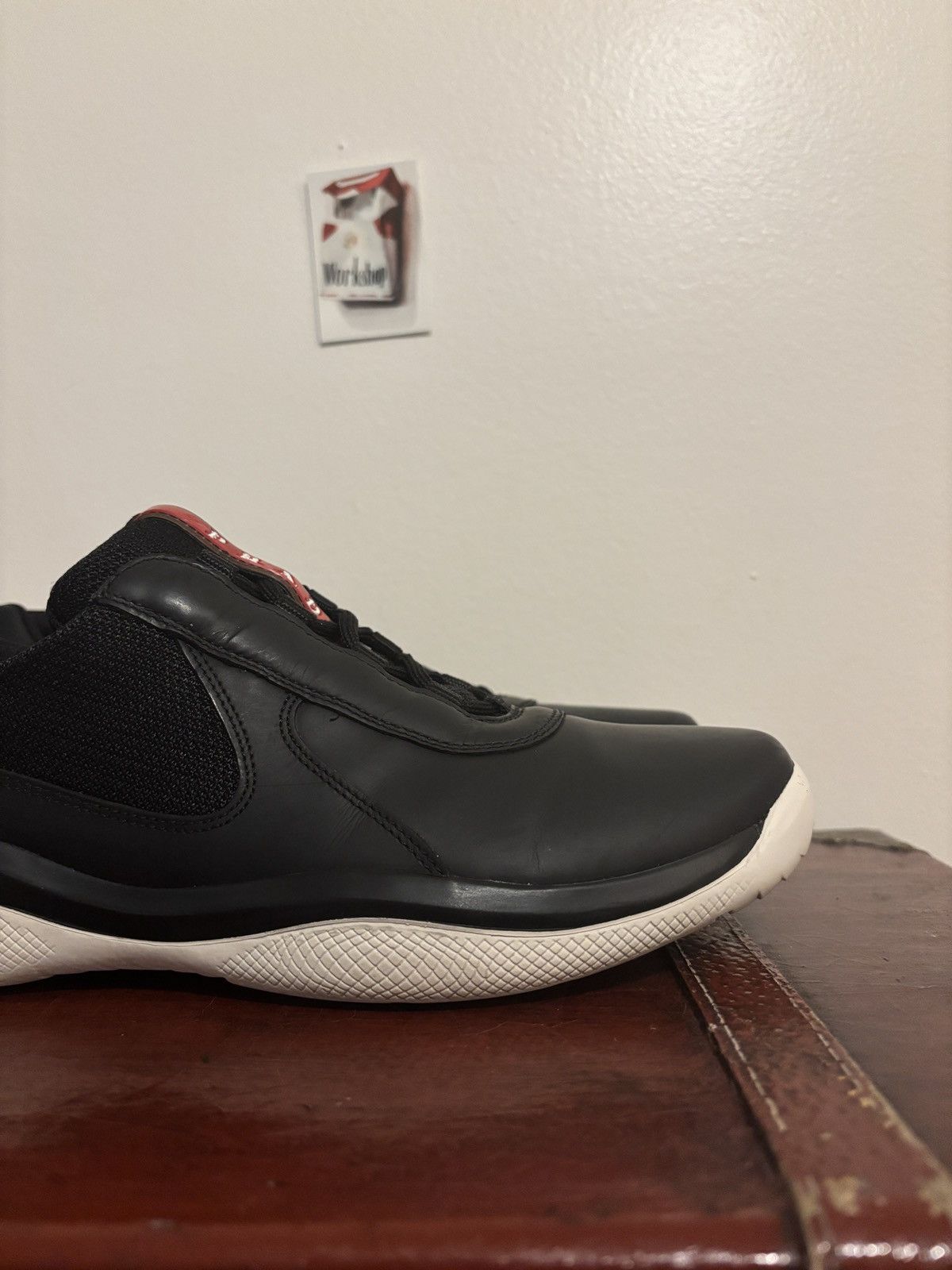 Prada Prada Black and White Americas Cups Size US 8.5 / EU 41-42 - 13 Thumbnail
