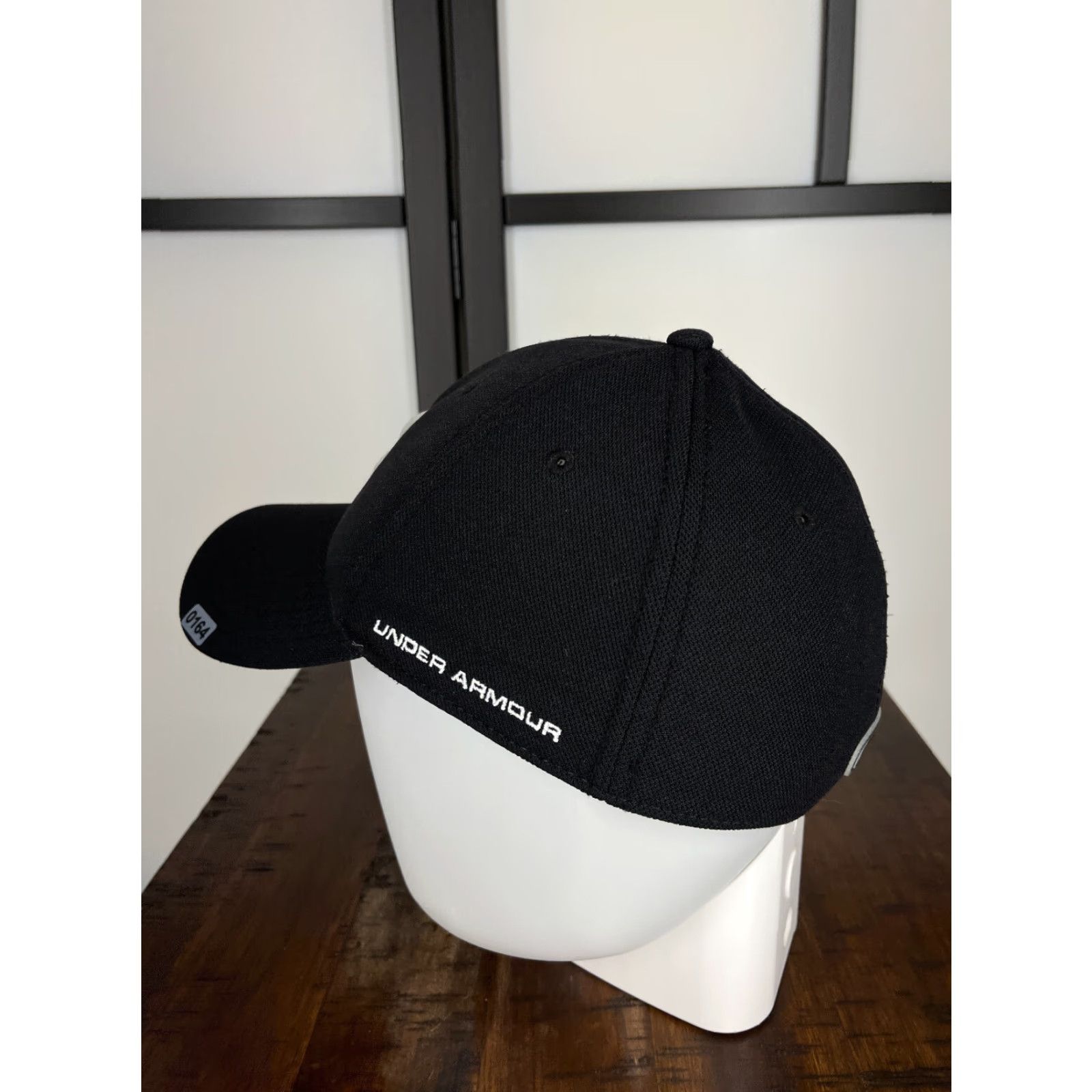 Under Armour Under Armour Hat Mens Extra Large Black Logo 100% Polyester Outdoors Fitted Cap Size ONE SIZE - 5 Thumbnail