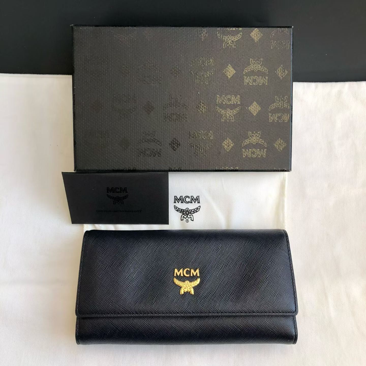MCM Classic Long Folded Wallet