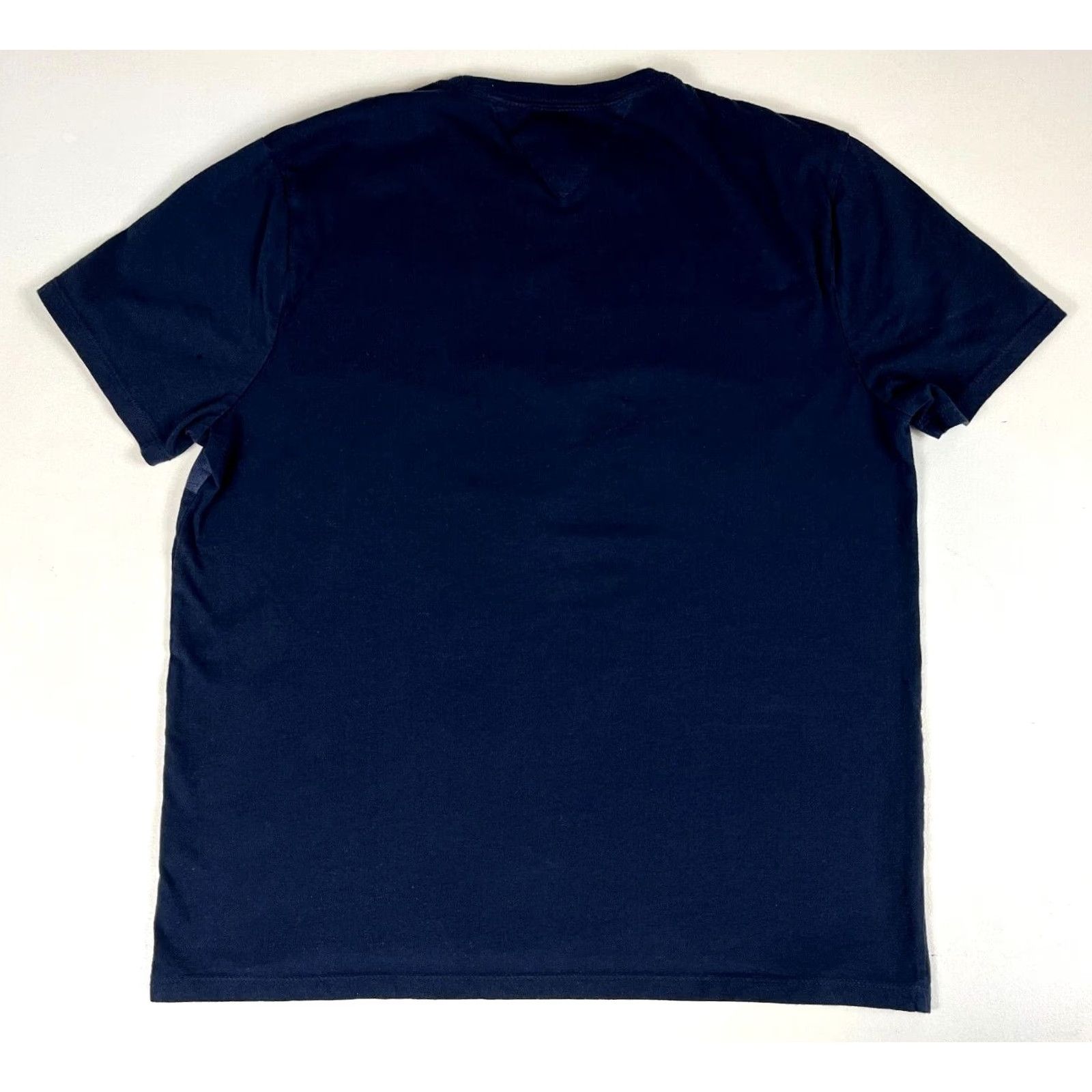 Tommy Hilfiger Tommy Hilfiger T-Shirt Man Navy Blue 100% Cotton Crew Neck Short Sleeve Size L Size US L / EU 52-54 / 3 - 2 Thumbnail