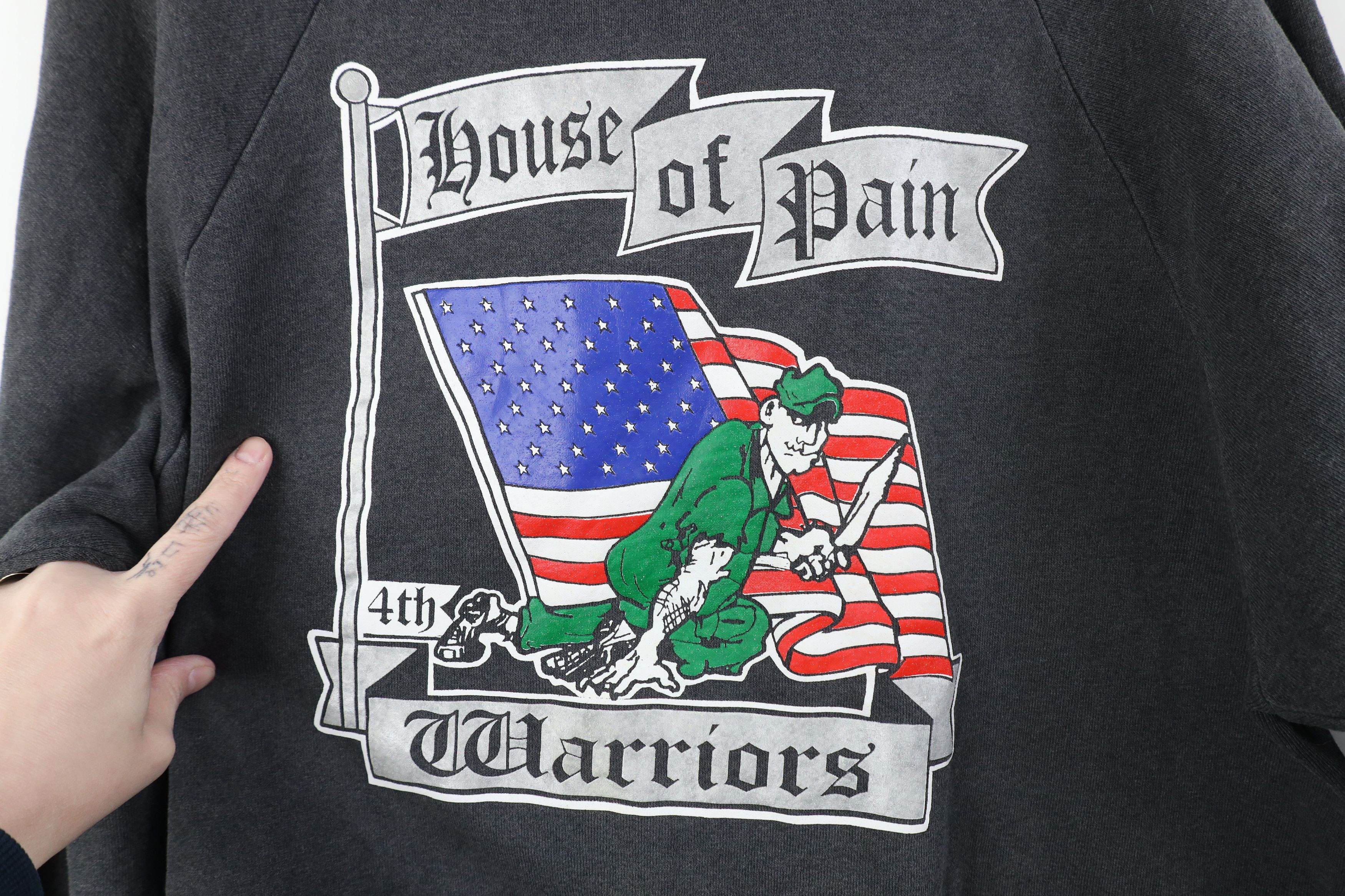 Vintage Vintage 90s Infantry Battalion 4th Platoon Sweatshirt Black Size US XL / EU 56 / 4 - 9 Thumbnail