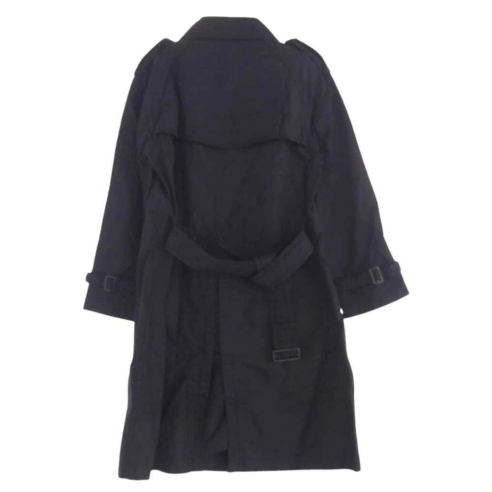 Comme des Garcons Homme Jacket Nylon Trench Coat Double Button Inseam Pocket Black Size US S / EU 44-46 / 1 - 2 Thumbnail