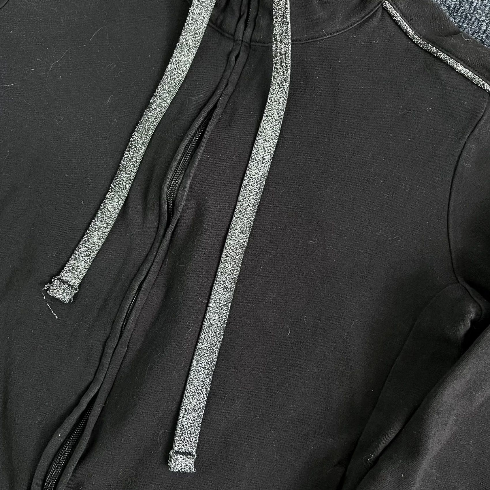 Champion Champion Jacket Womens Medium Black Full Zip Track Glitter Trim Pockets Size M / US 6-8 / IT 42-44 - 2 Thumbnail