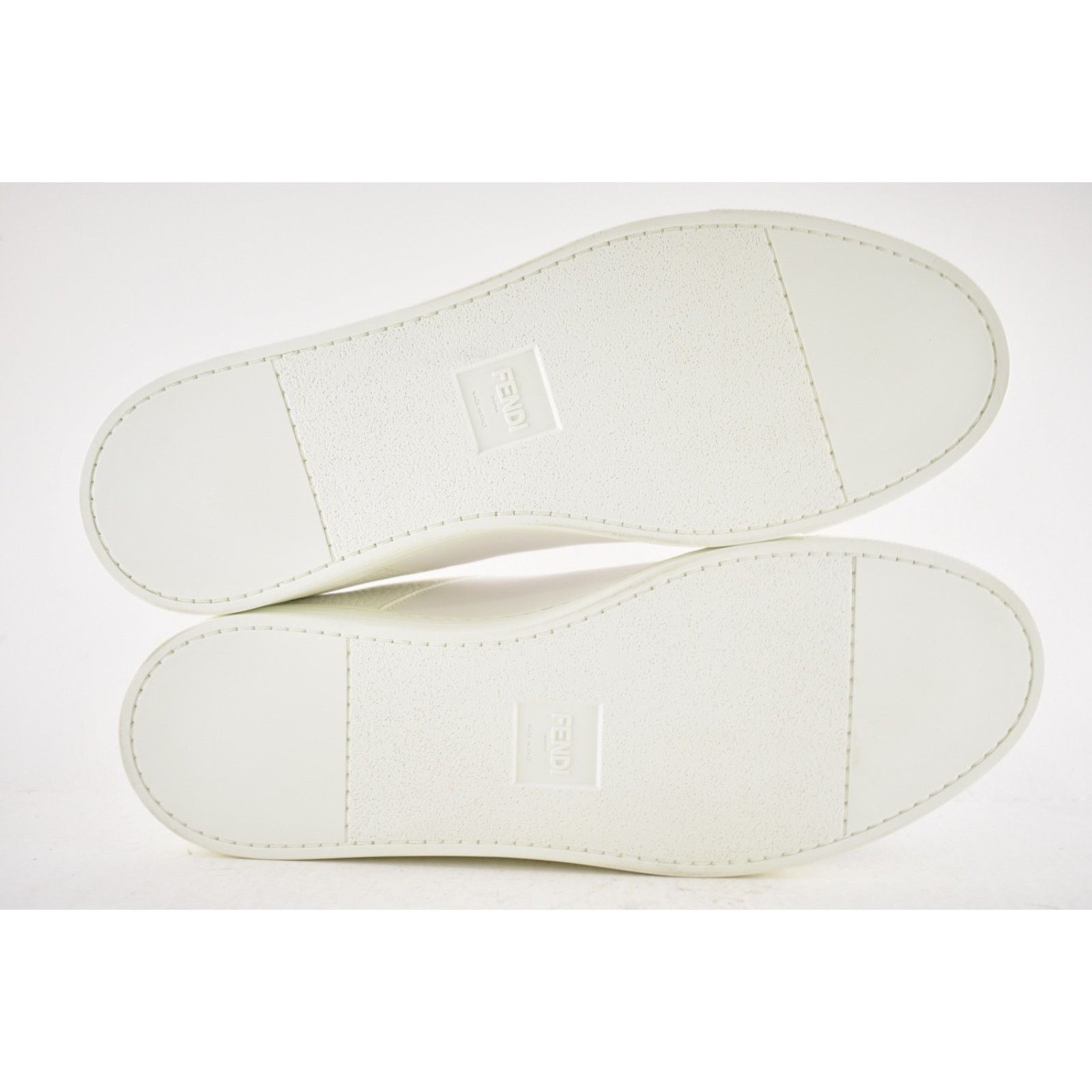 Fendi Fendi Mens Black White FF Monogram Low Trainer Sneaker US 10 Size US 10 / EU 43 - 16 Thumbnail