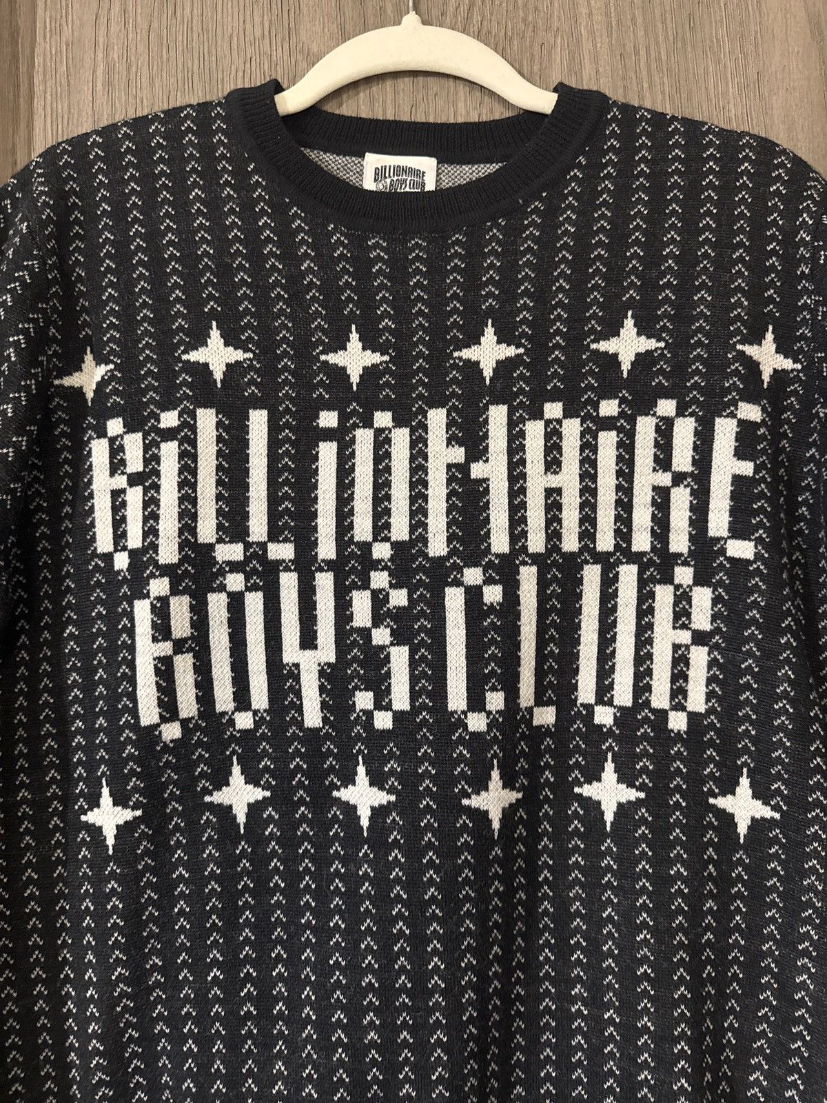 Bape Vintage BBC Billionaire Boys Club Wool Sweater Size US L / EU 52-54 / 3 - 1 Thumbnail