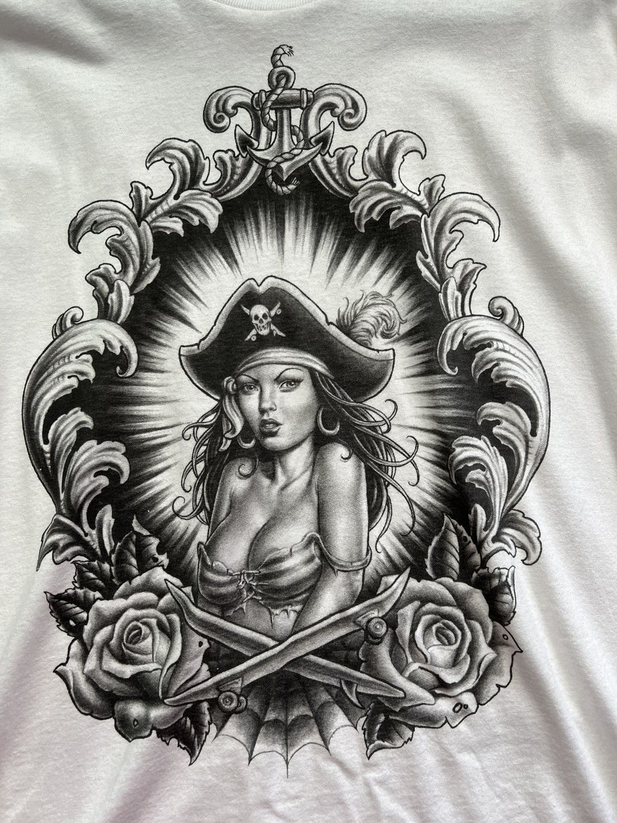 Study Neighborhood Boneyard Pirate Girl Tee