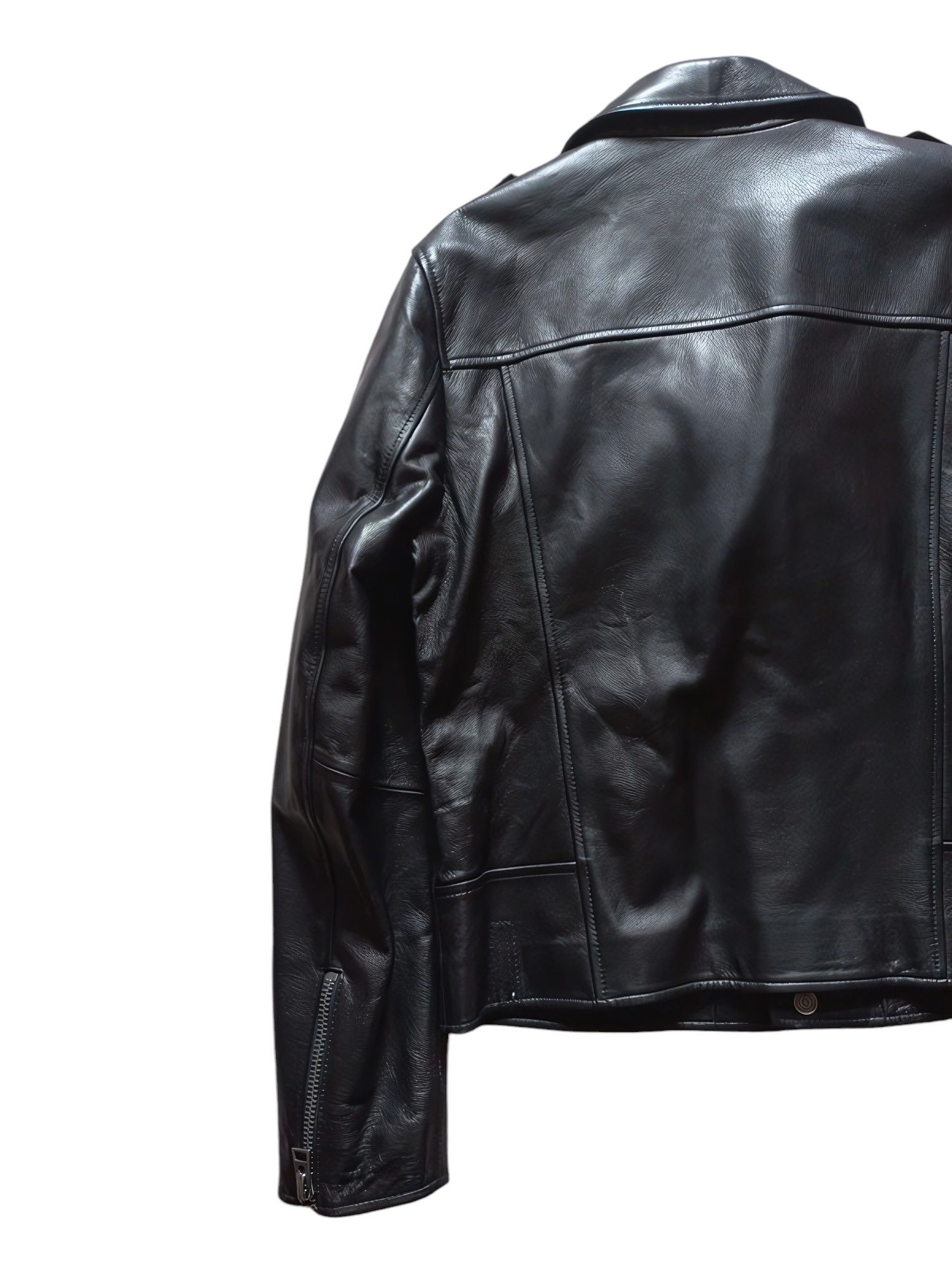 Tom Ford LAMB LEATHER BIKER JACKET Size US M / EU 48-50 / 2 - 9 Thumbnail