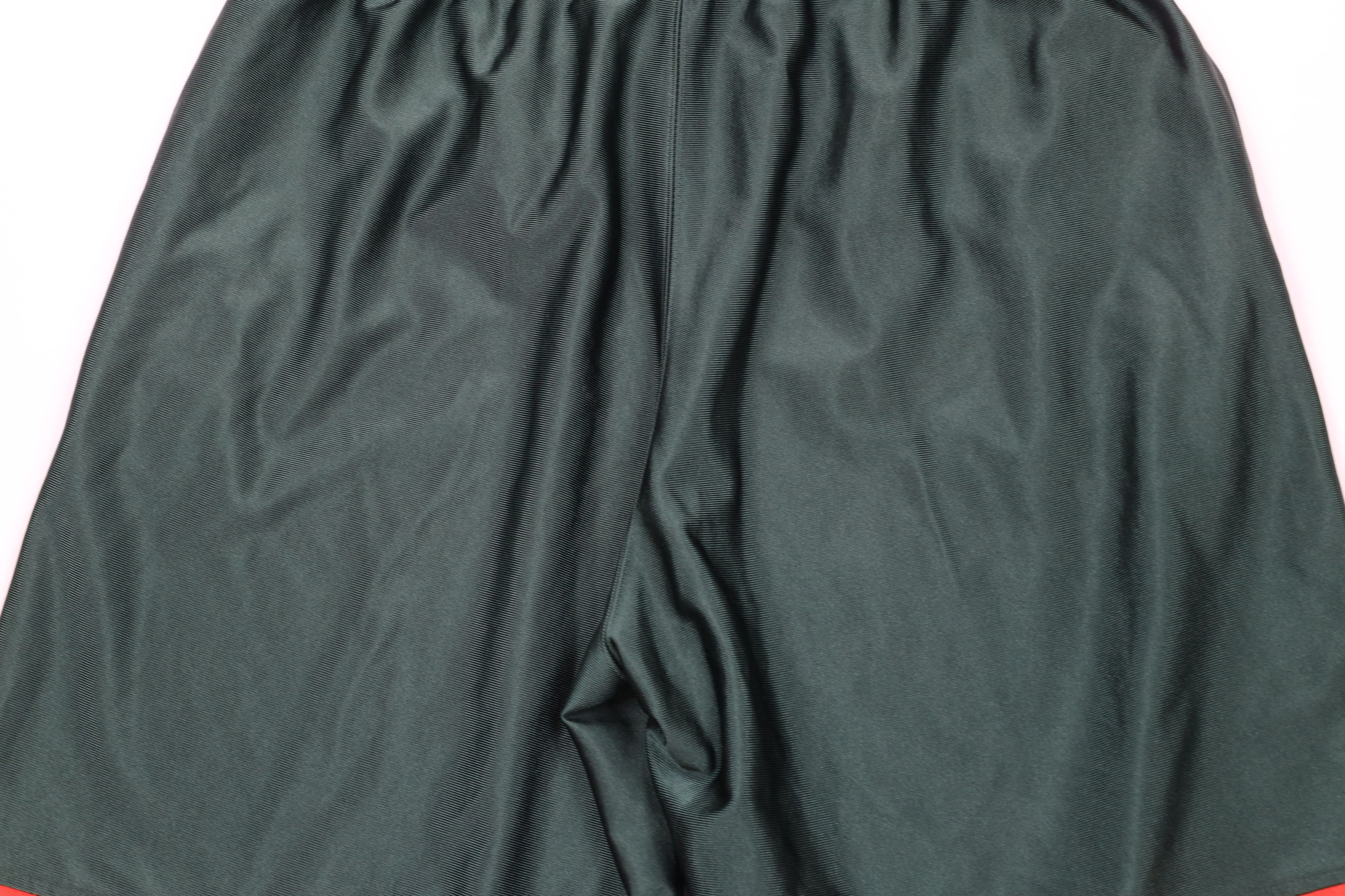 Nike × Vintage Vintage Nike Swoosh University of Miami Basketball Shorts Size US 34 / EU 50 - 12 Thumbnail