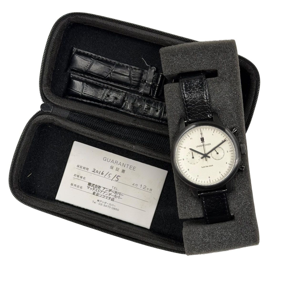 Undercover FW16 “Fuck the Clock” Chronograph Watch Size ONE SIZE - 5 Thumbnail