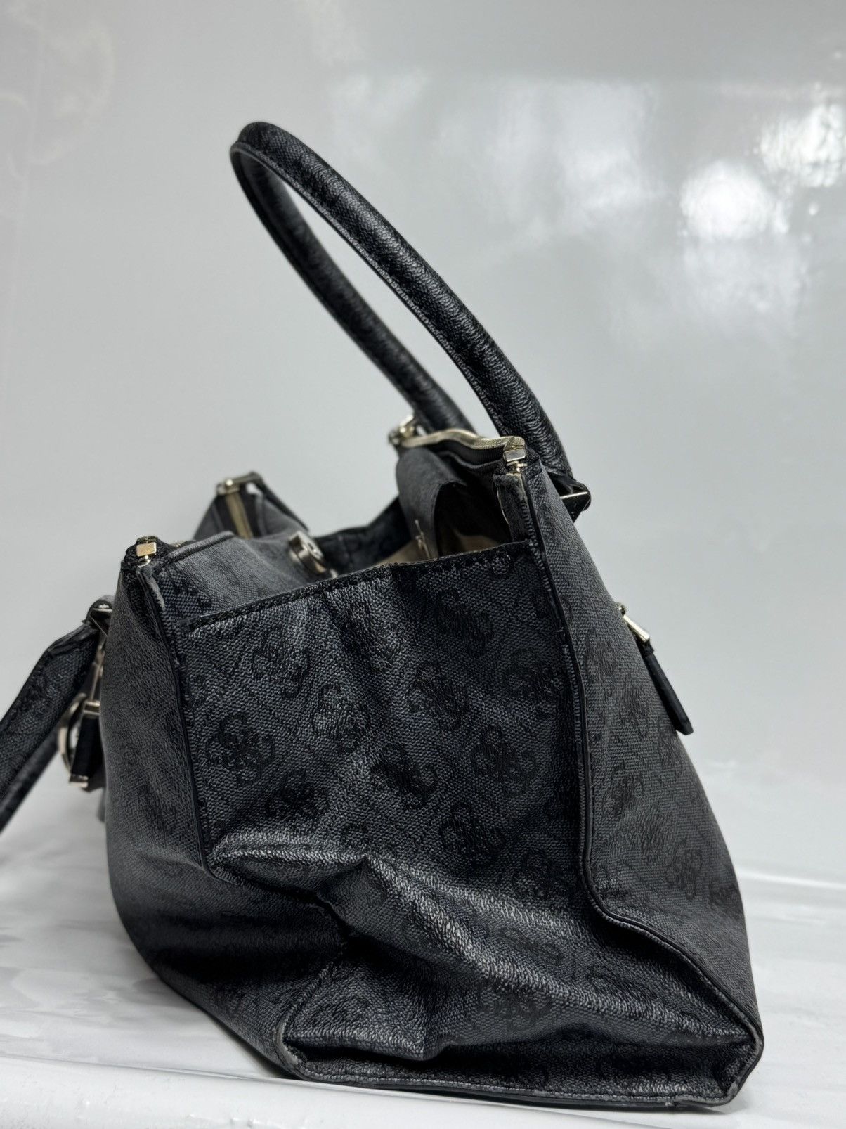Guess Guess Monogram Leather Bag Size ONE SIZE - 4 Thumbnail
