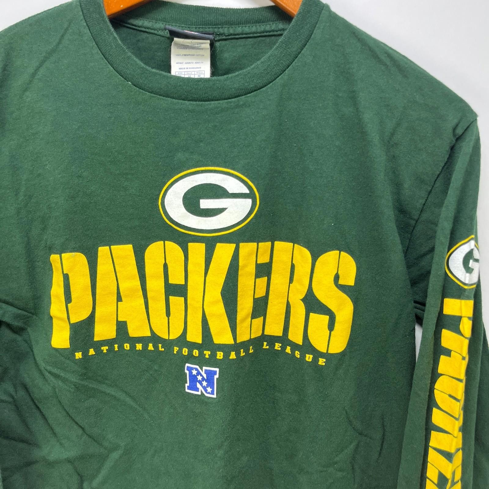 Other Vintage Green Bay Packers Long Sleeve Shirt Medium Size ONE SIZE - 2 Thumbnail