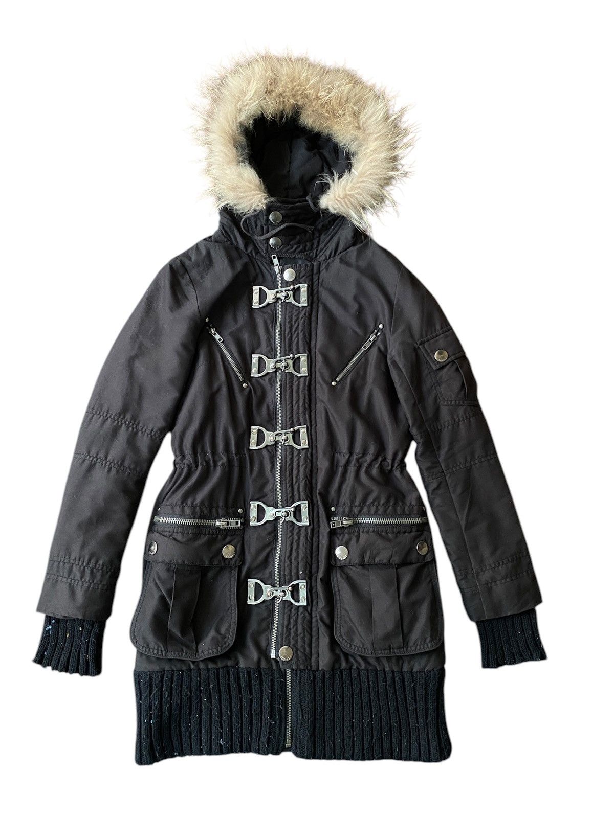 Japanese Brand Egoist Japan Gothic Punk Design Fur Hoodie Jacket Size US S / EU 44-46 / 1 - 3 Thumbnail