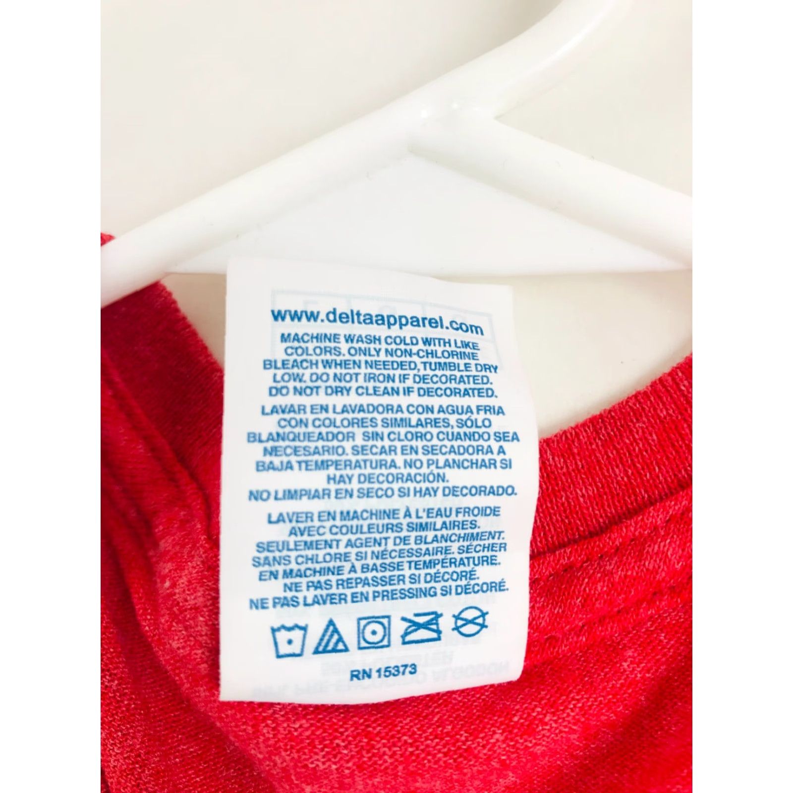 Delta Delta T-Shirt Men’s L Red "Snaccident" Novelty Top Funny Shirt Size US L / EU 52-54 / 3 - 7 Thumbnail