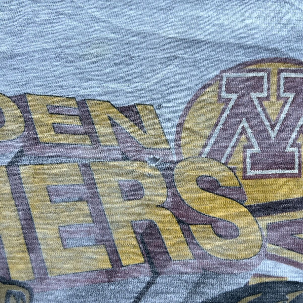 Vintage Vintage 90s Faded Minnesota Golden Gophers Mascot T Shirt Size US XL / EU 56 / 4 - 5 Thumbnail