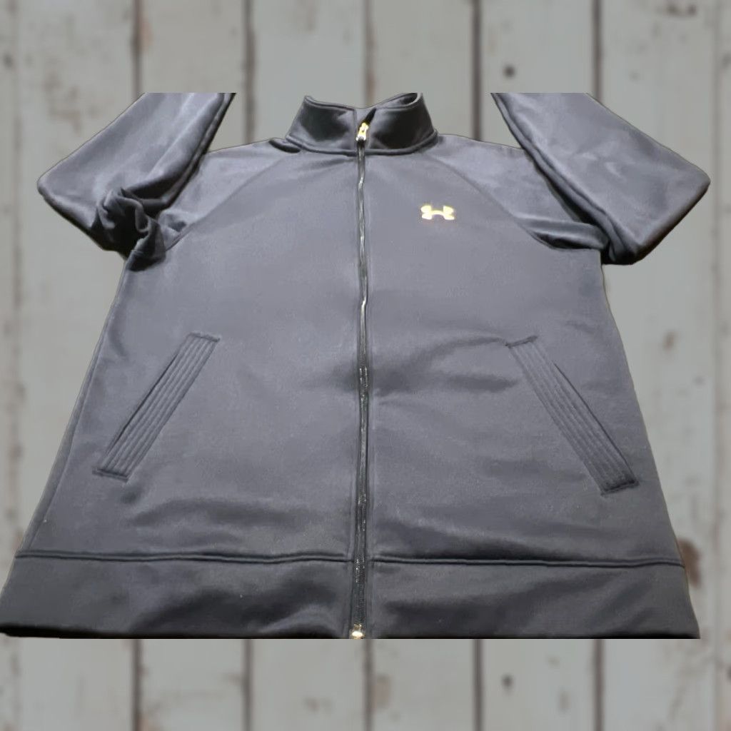 Under Armour Under Armour Track Jacket Men's Full Zip Navy Blue Size M Activewear Winter Spring Fall Size US M / EU 48-50 / 2 - 1 Thumbnail