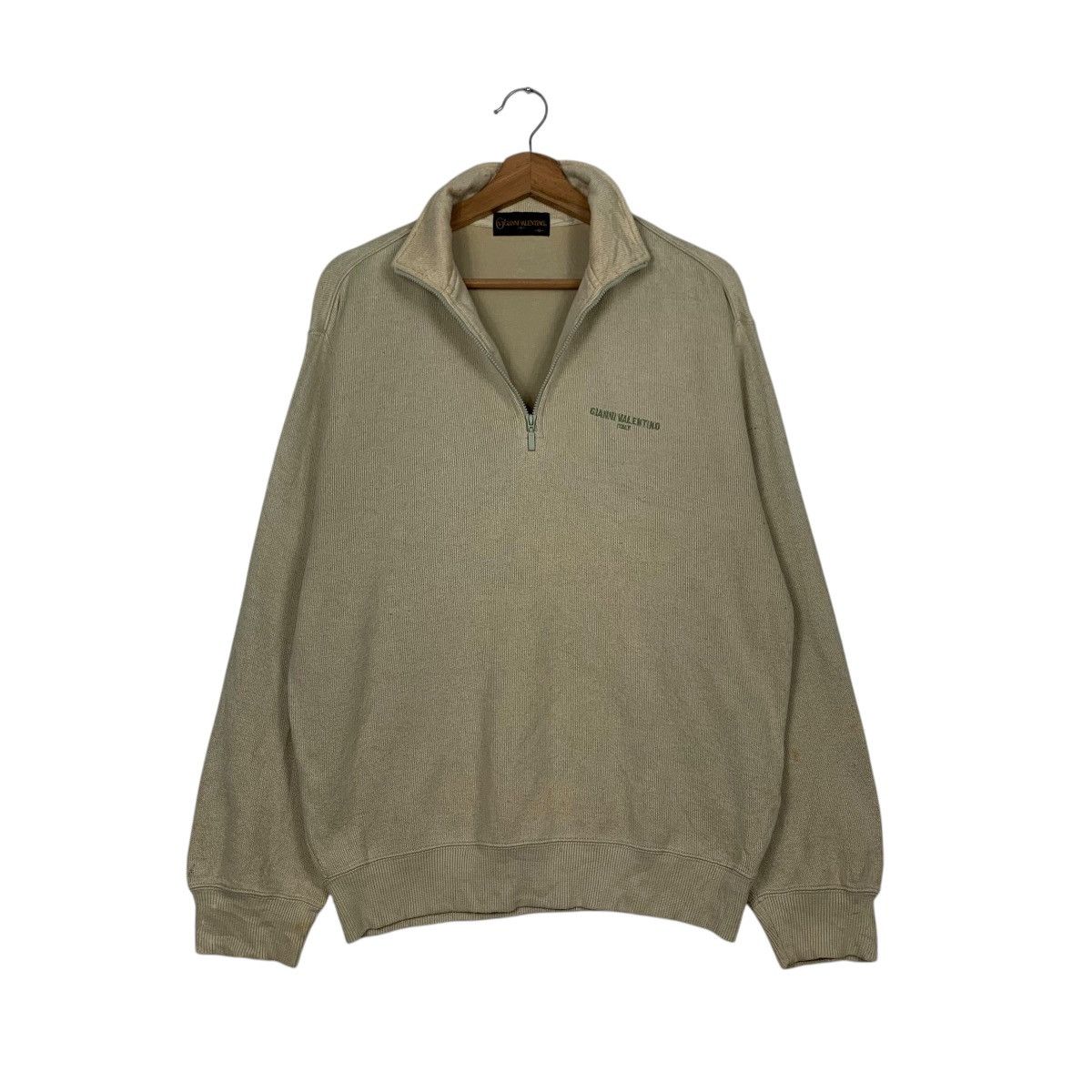 Gianni Valentino GIANNI VALENTINO Half Zip Turtleneck Sweatshirt #2404-C108 Size US M / EU 48-50 / 2 - 9 Thumbnail