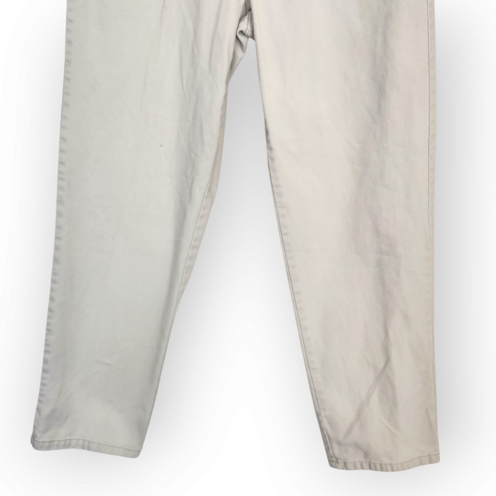 Vintage Vintage Bill Blass Off White Gray High Waisted TaperedPants4 Size 27" / US 4 / IT 40 - 3 Thumbnail