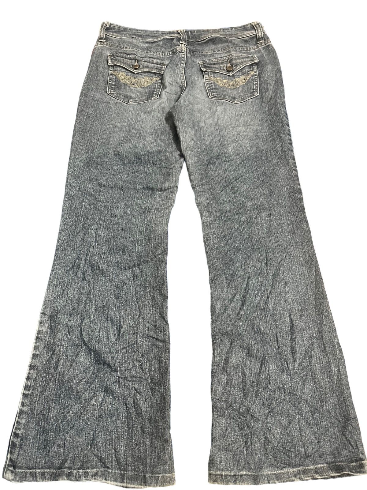 Junya Watanabe Navy Natural Flare Denim Size US 33 - 3 Thumbnail